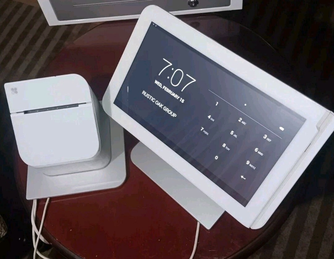 CLOVER STATION 1.0 C100 POS SYSTEM P100 With Printer (Unknown Password Locked)