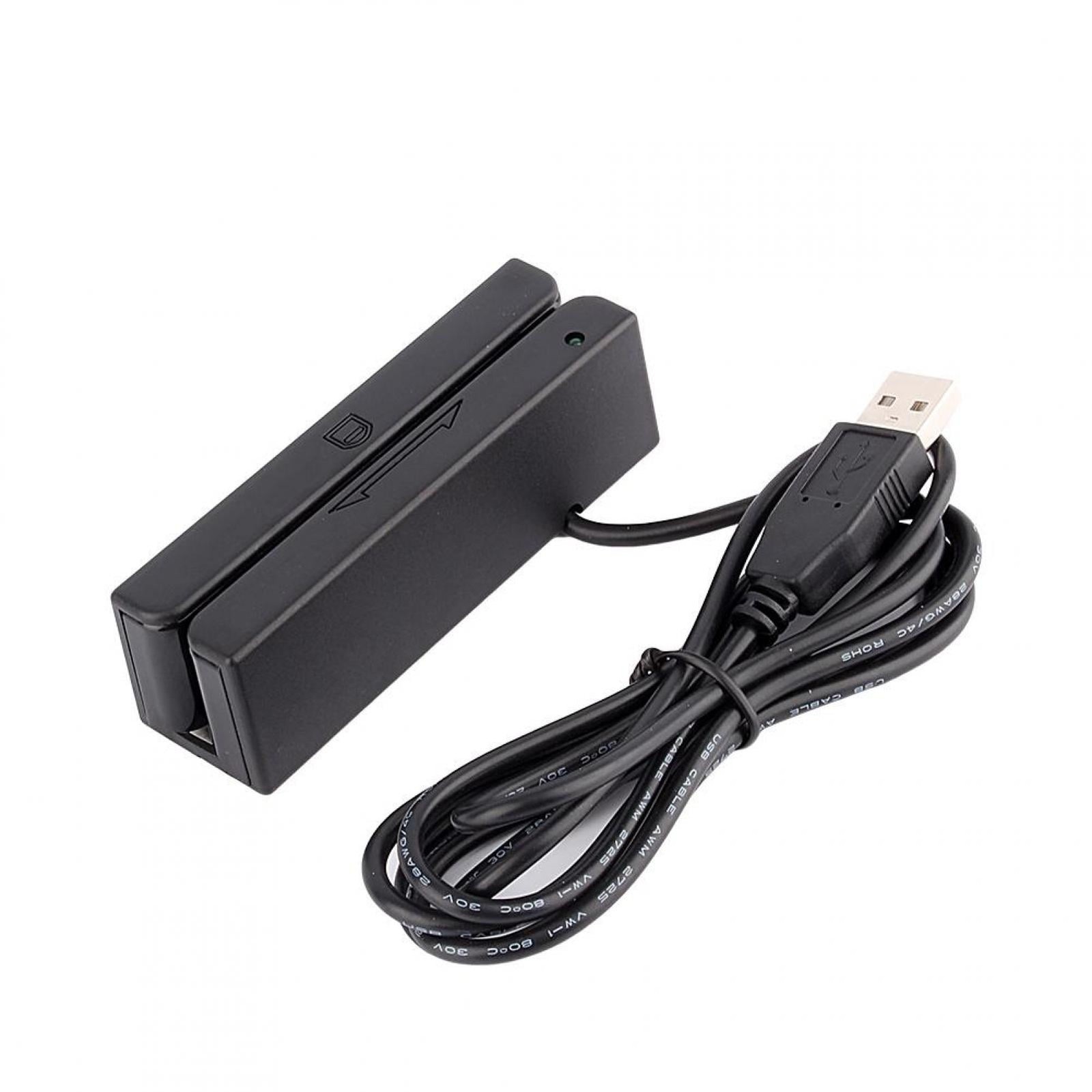 Card Reader USB 3 Tracks Smart Card Reader MSR90 Swipe Magnetic Stripe