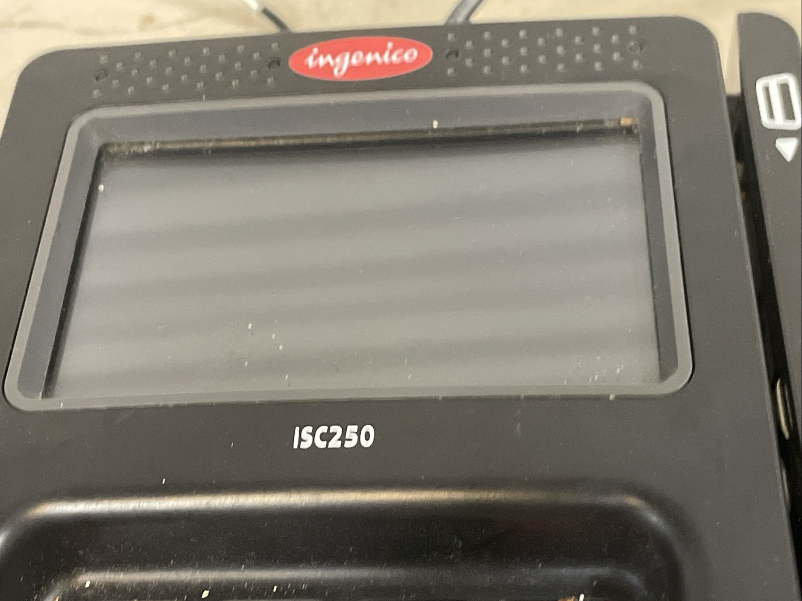 Ingenico iSC250-OPT Color Touchscreen POS Terminal with Power Supply
