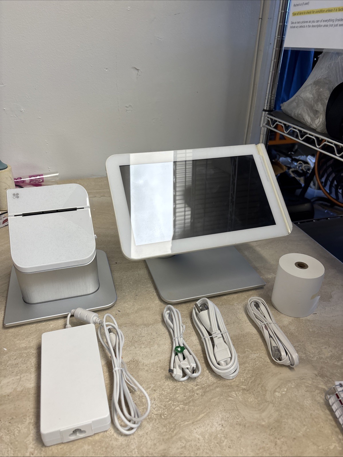 Clover C100 (Point Of Sale) System and Clover P100 High Speed Printer