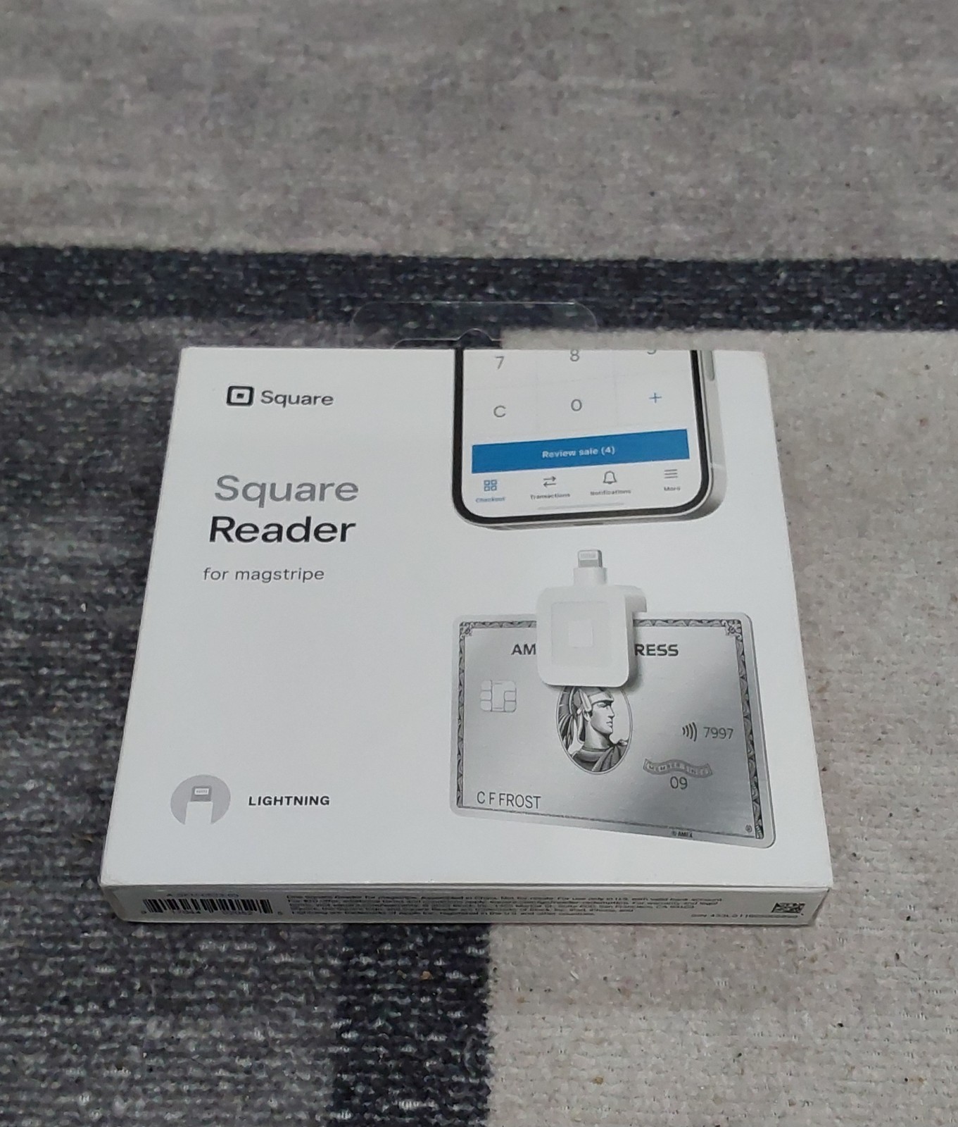 Square A-SKU-0523-03 Reader for Magstripe Lightning Connector NEW R