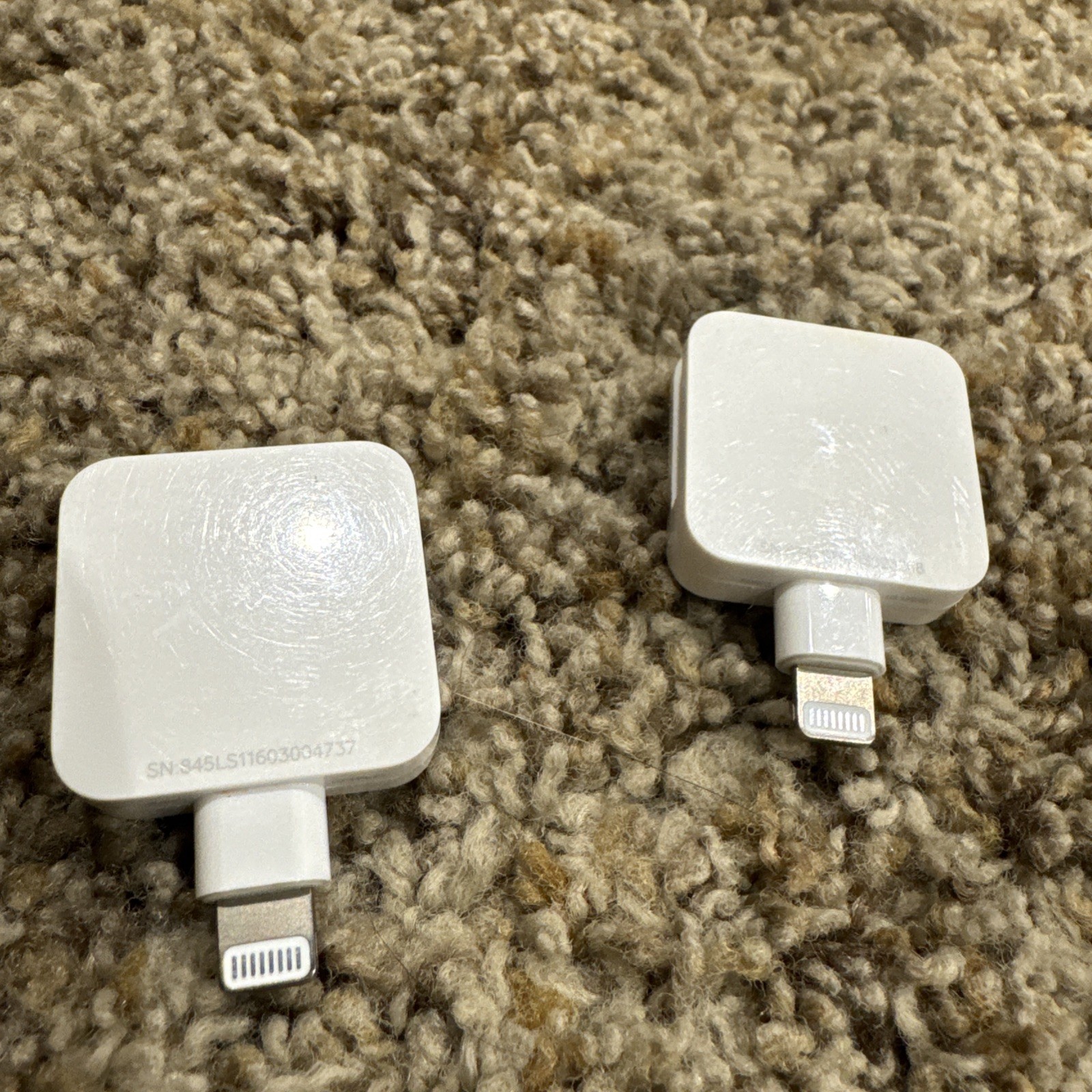 Square Magstripe Swiper Credit Card Reader Apple Flat Connecter USED X 2