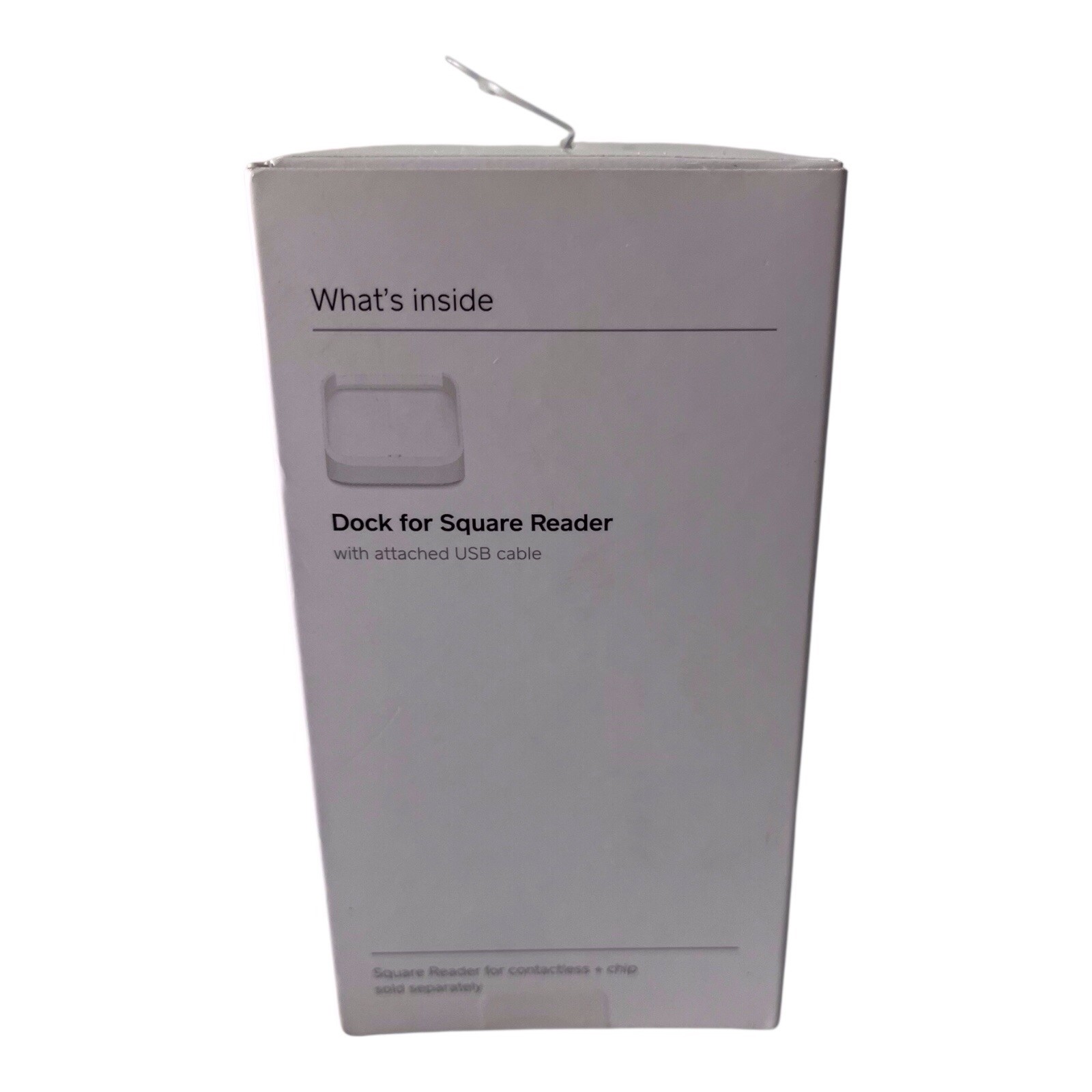 Genuine Square Dock and Base for Square Reader w USB Charging Cable White NIB