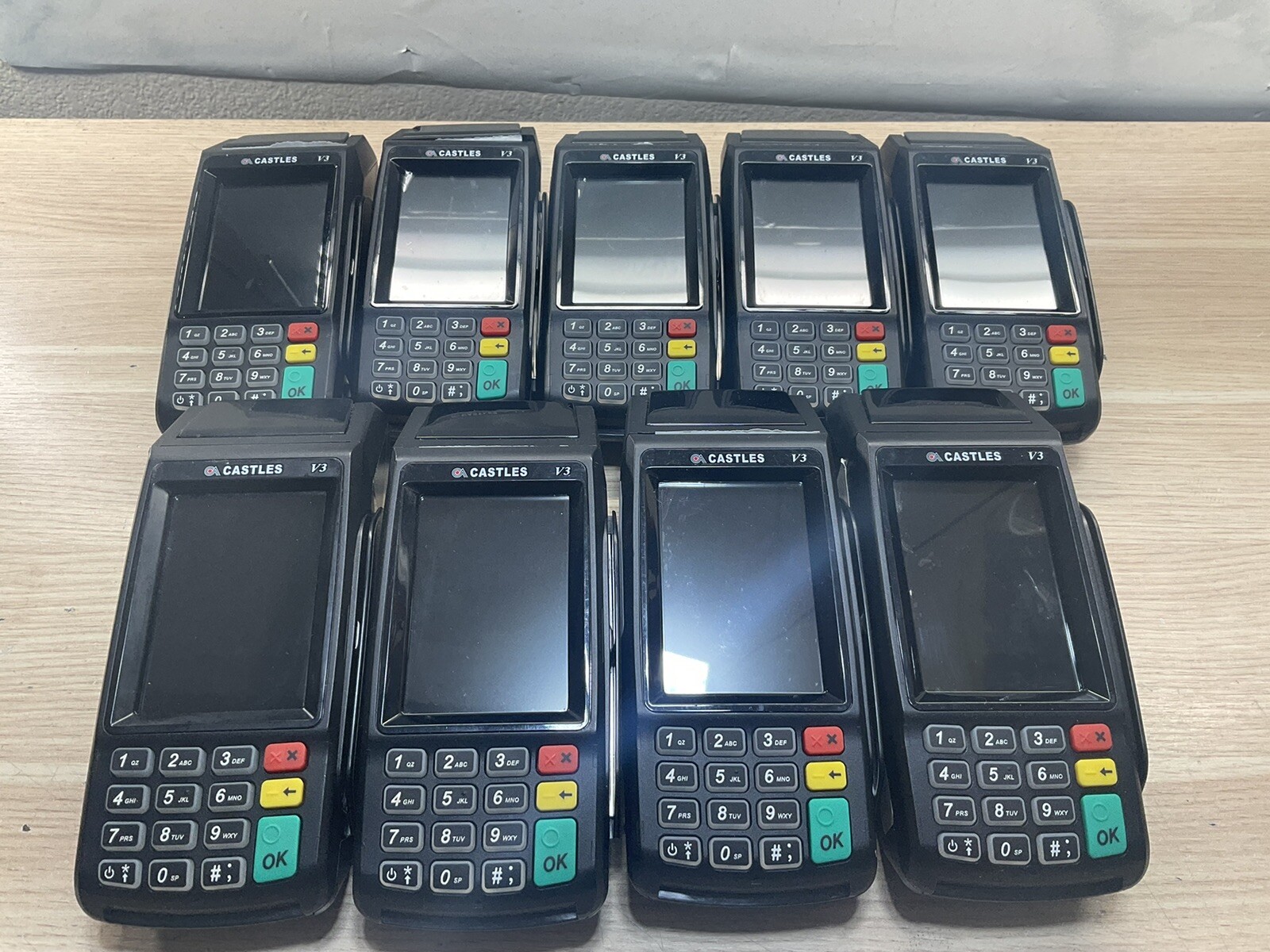 9Credit Card Machine Castles V3 Vega 3000 POS Terminal Power Supply /JUA1791