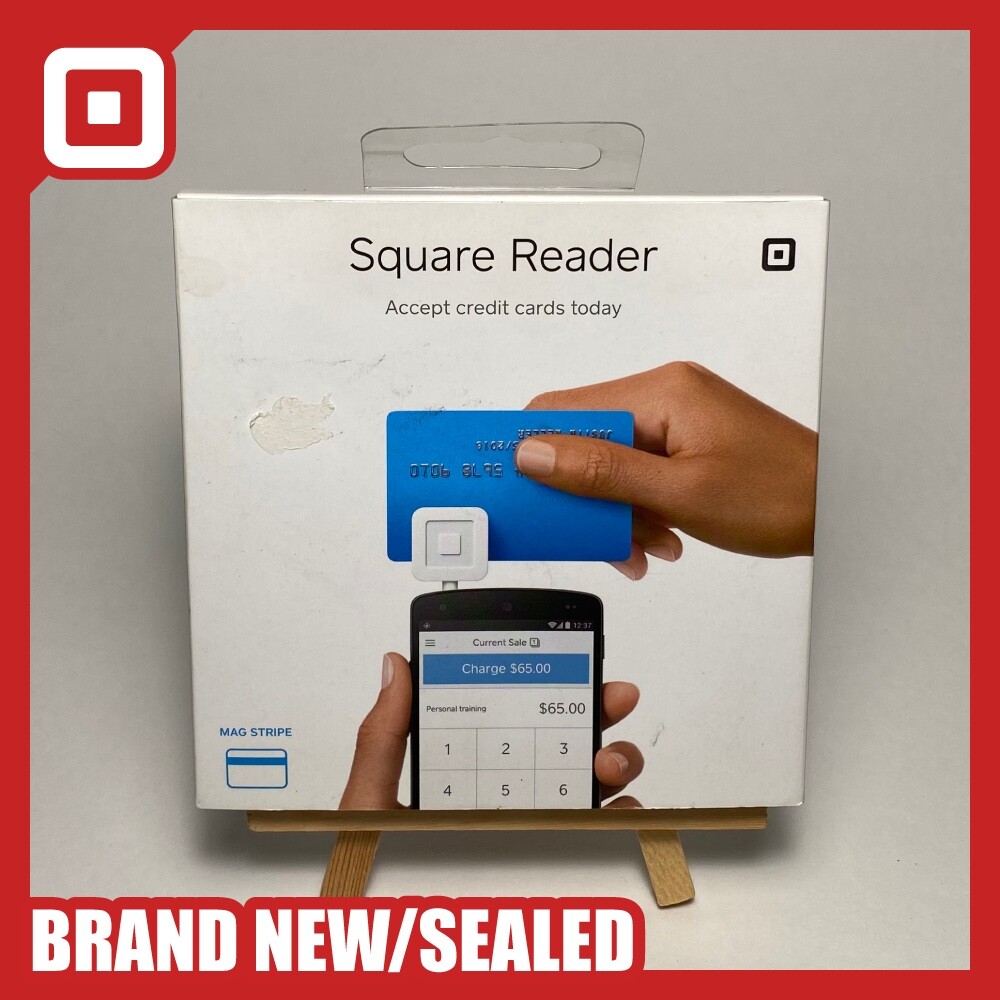 Square Reader Mag Stripe (A-SKU-0047) 3.5mm Aux Jack for iOS & Android BRAND NEW