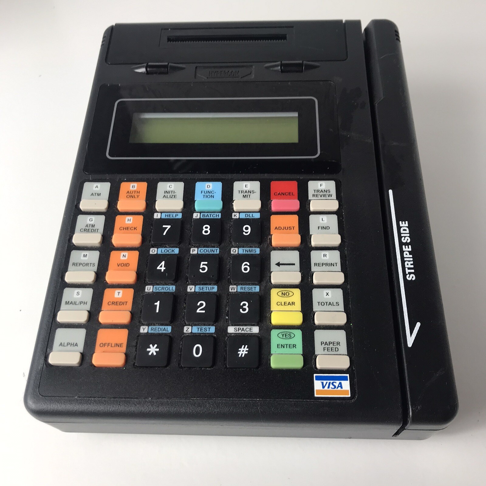 Hypercom T7Plus Credit Card Terminal-No Power supply untested