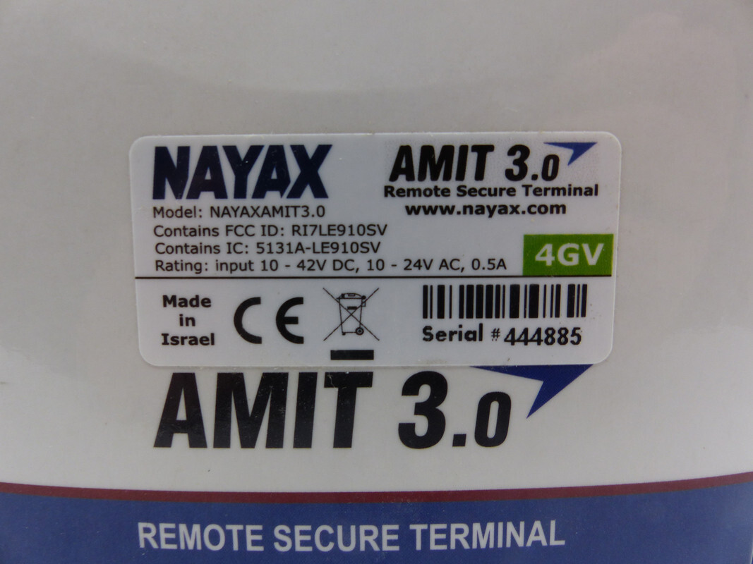 NAYAX AMIT 3.0 CC VENDING MACHINE MONITORING & TELEMETRY REMOTE – LOCKED