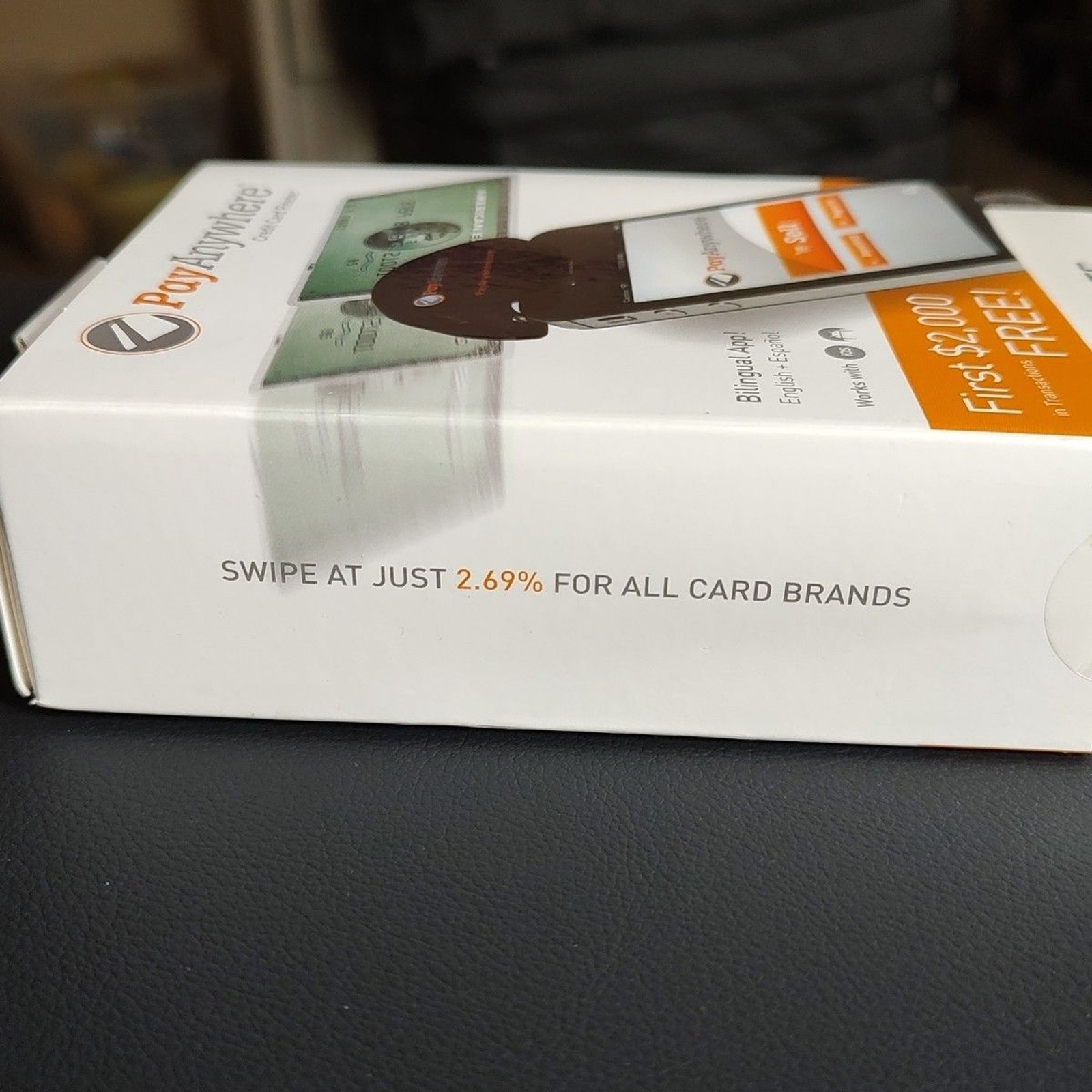PayAnywhere Credit Card Swipe Reader English Espanol ios iPhone iPad Android