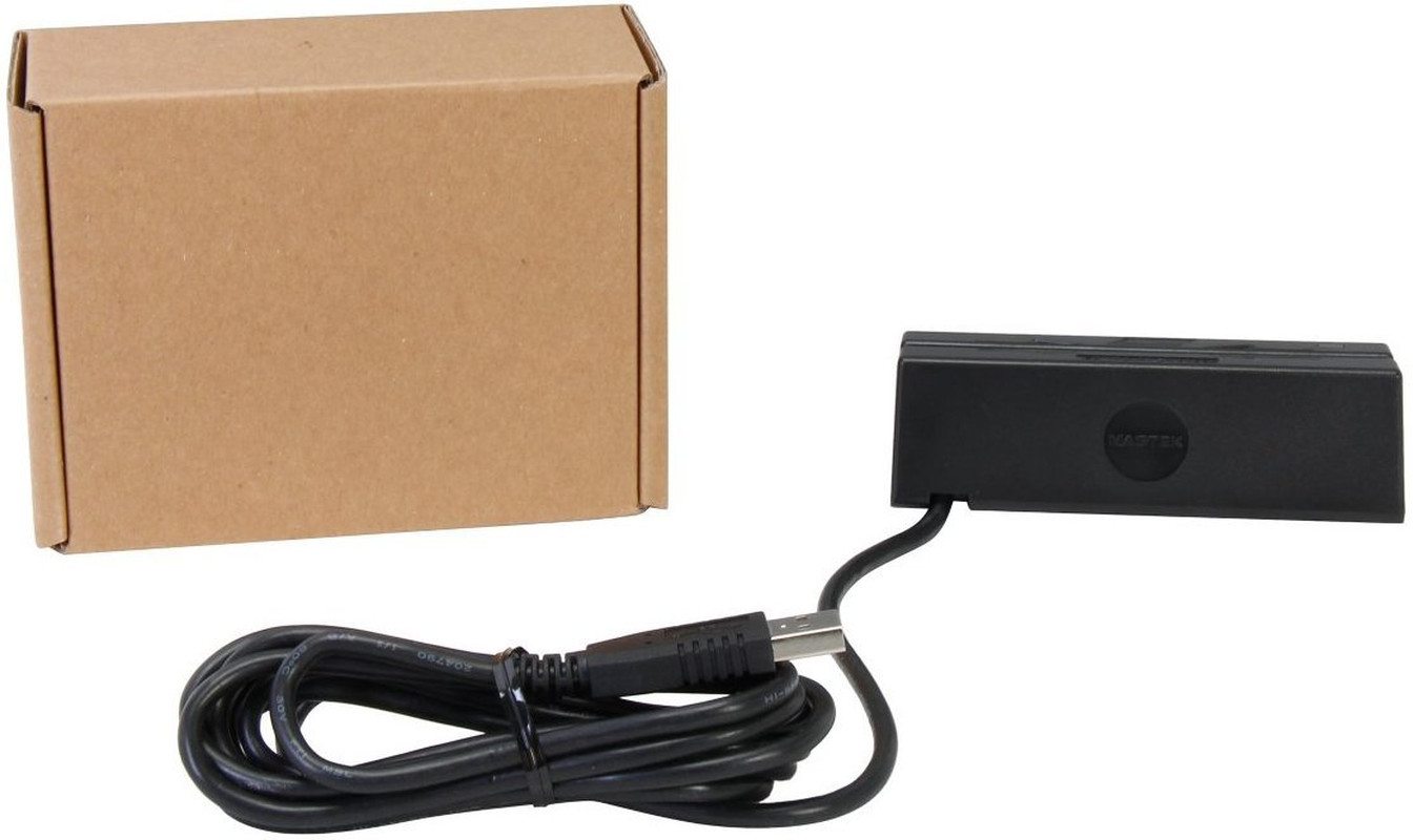 21040145 Sureswipe Dual Head Triple Track Magnetic Stripe Card Reader with 6′ US
