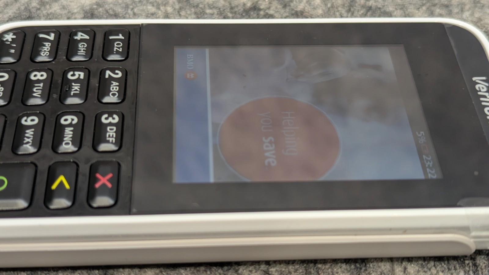 Verifone E285 M087-500-14-WWA Mobile Payment Device Wi-Fi/BT 512MB