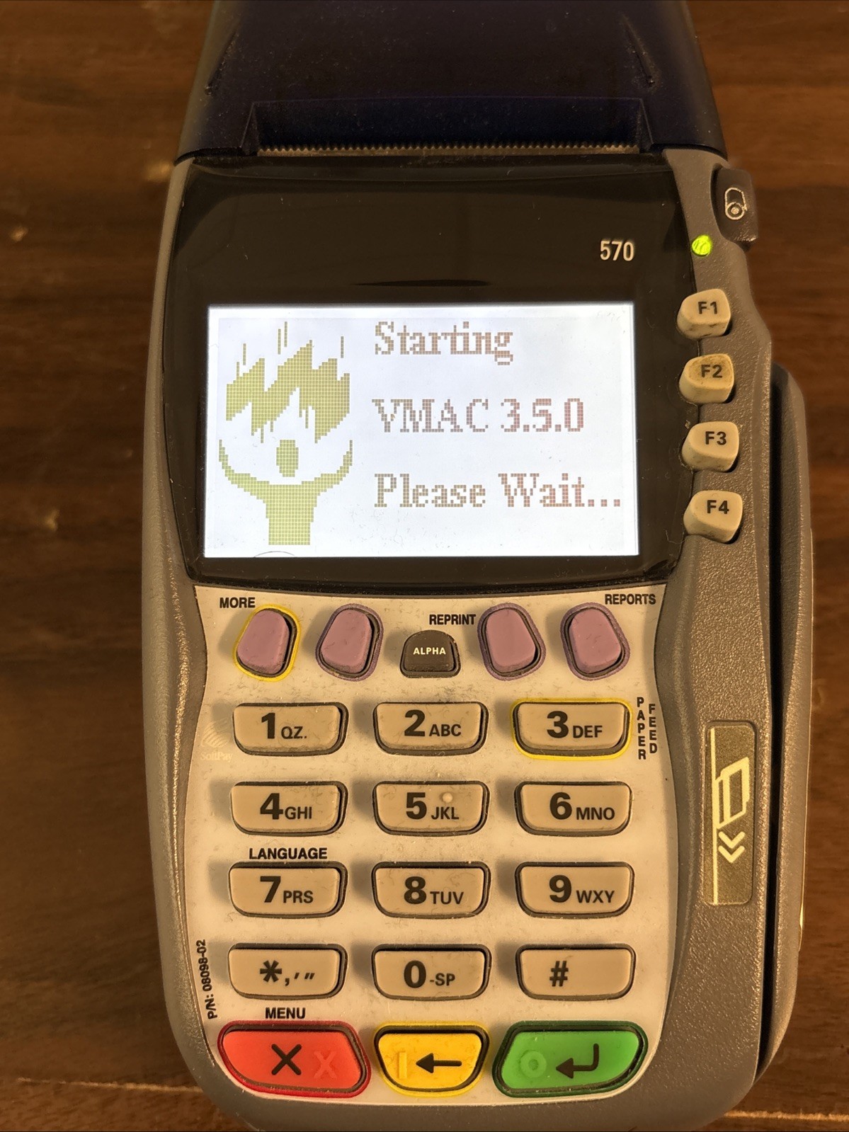 Verifone Vx570 Dual Comm 12mb Credit Card Reader