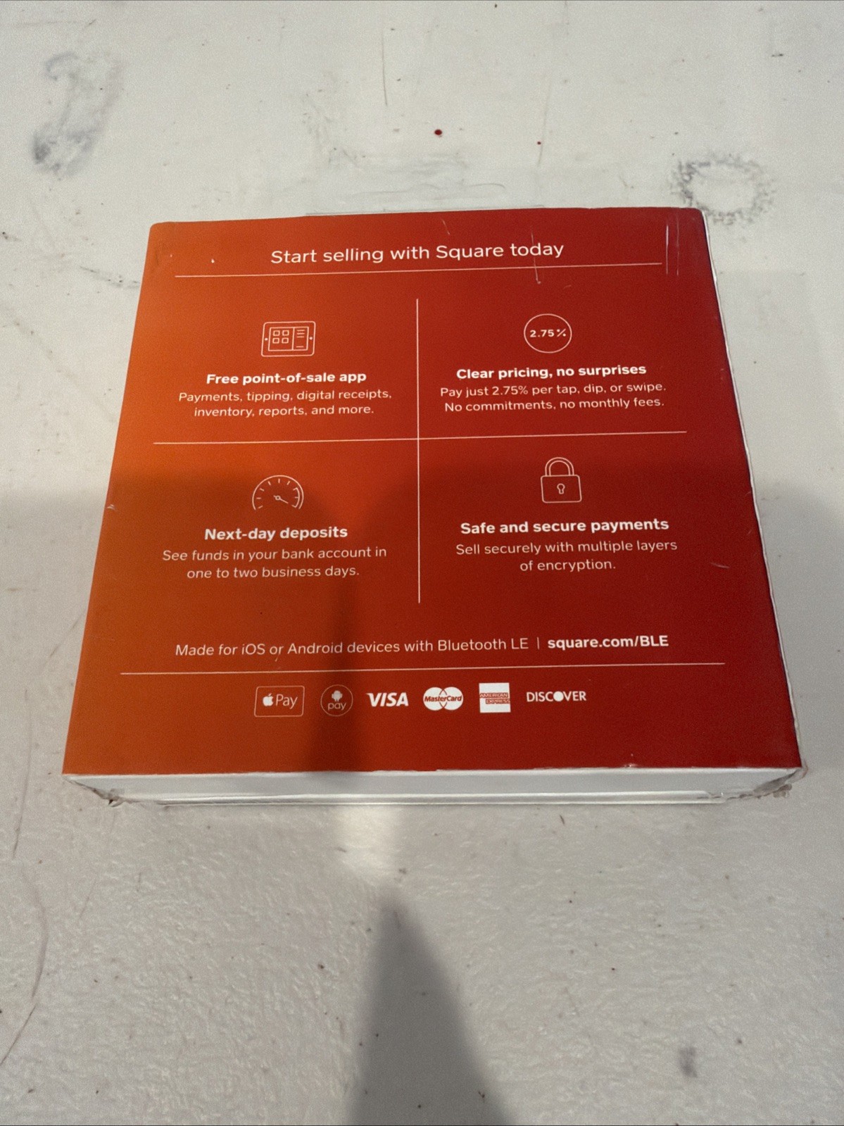Square Credit Card Reader For Contactless Chip Model S6