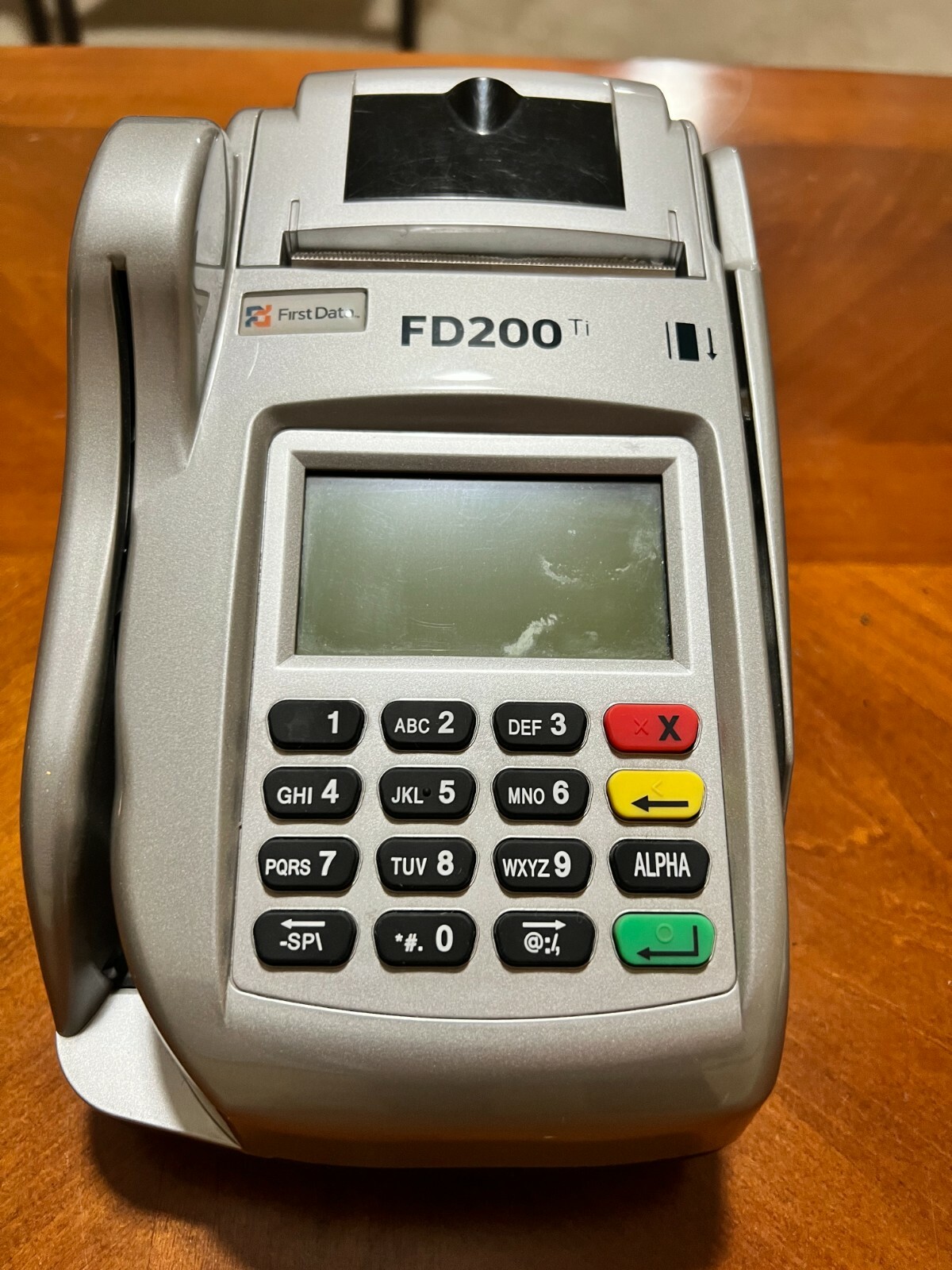 First Data FD 200Ti Terminal and Check Reader