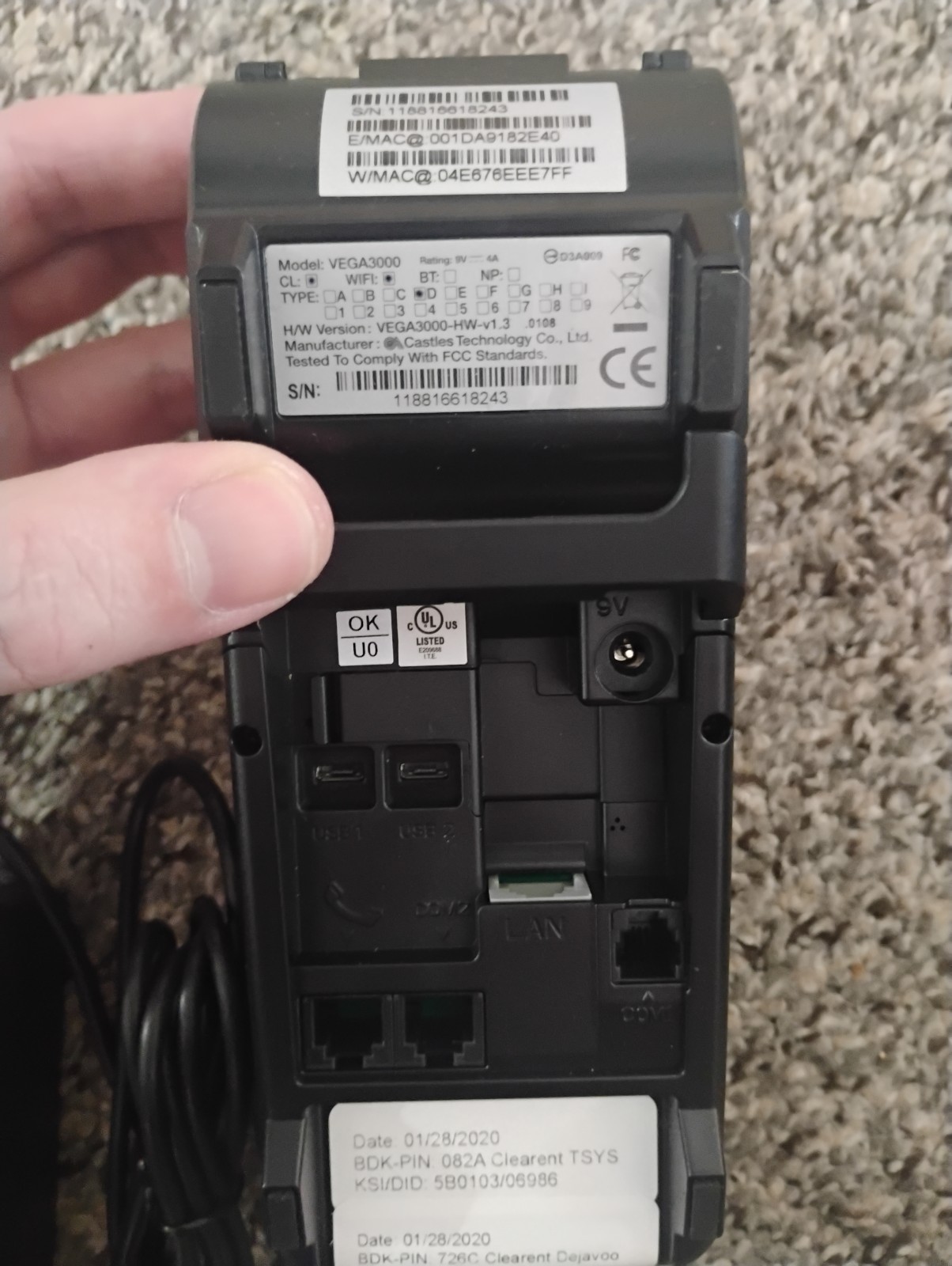Dejavoo Z8 EMV/NFC IP/ WiFi ***BRAND NEW***