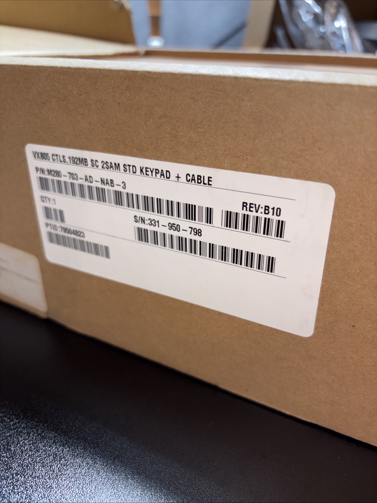 VeriFone VX805 CTLS Pin Pad Chip/Card Reader