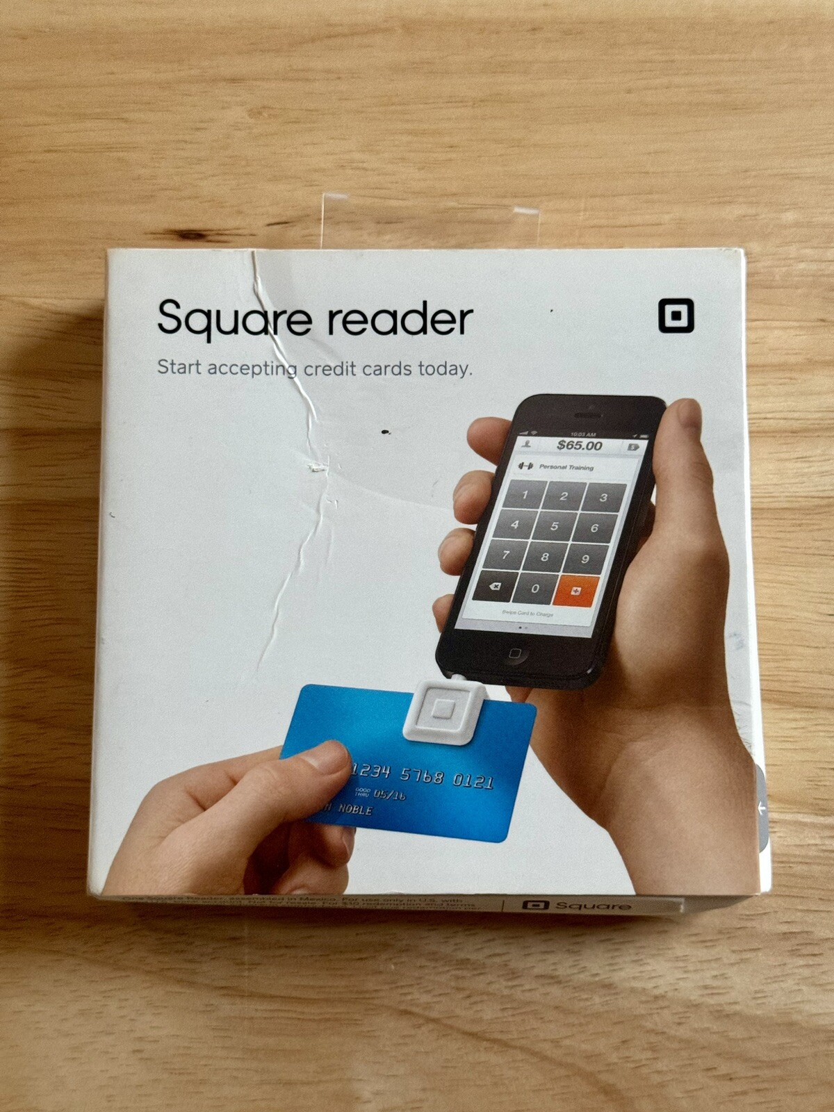 Square RO1G1W/5 Credit Card Reader for Apple and Android Phones