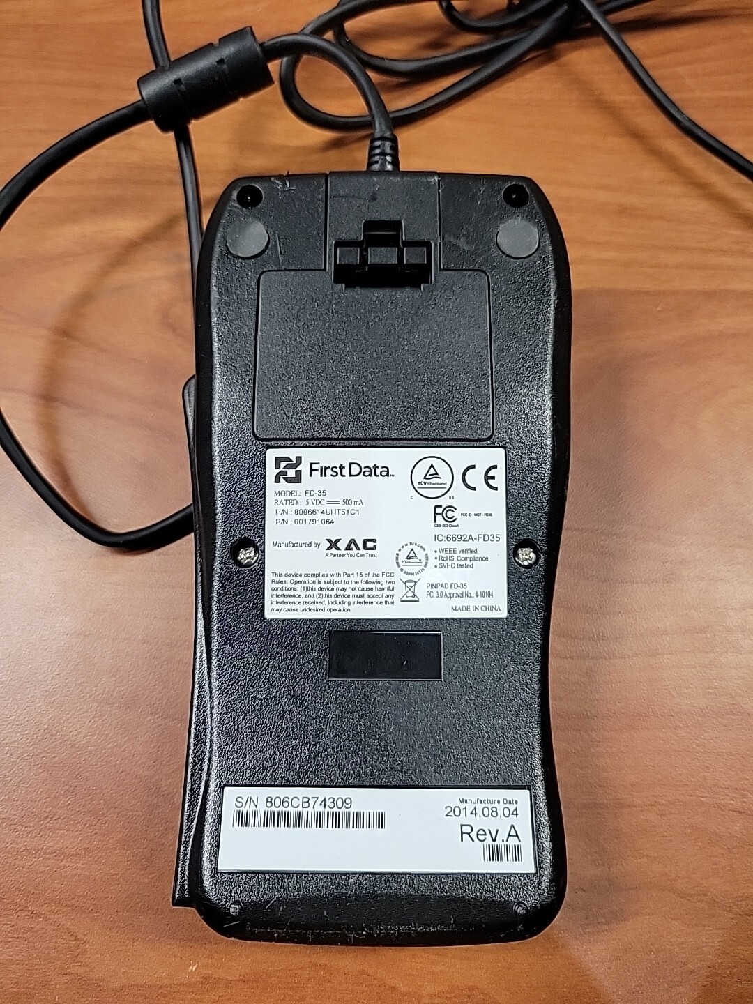First Data FD35 PIN pad
