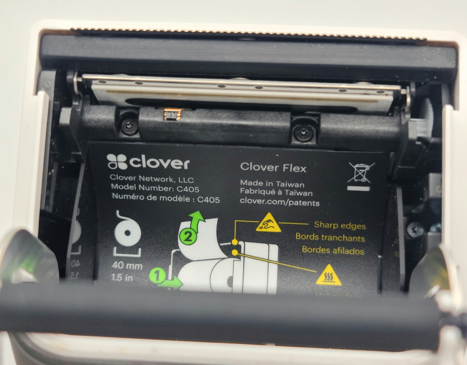 Clover Flex 3 Handheld POS System C405 – Reset Unit – PARTS OR REPAIR – READ!