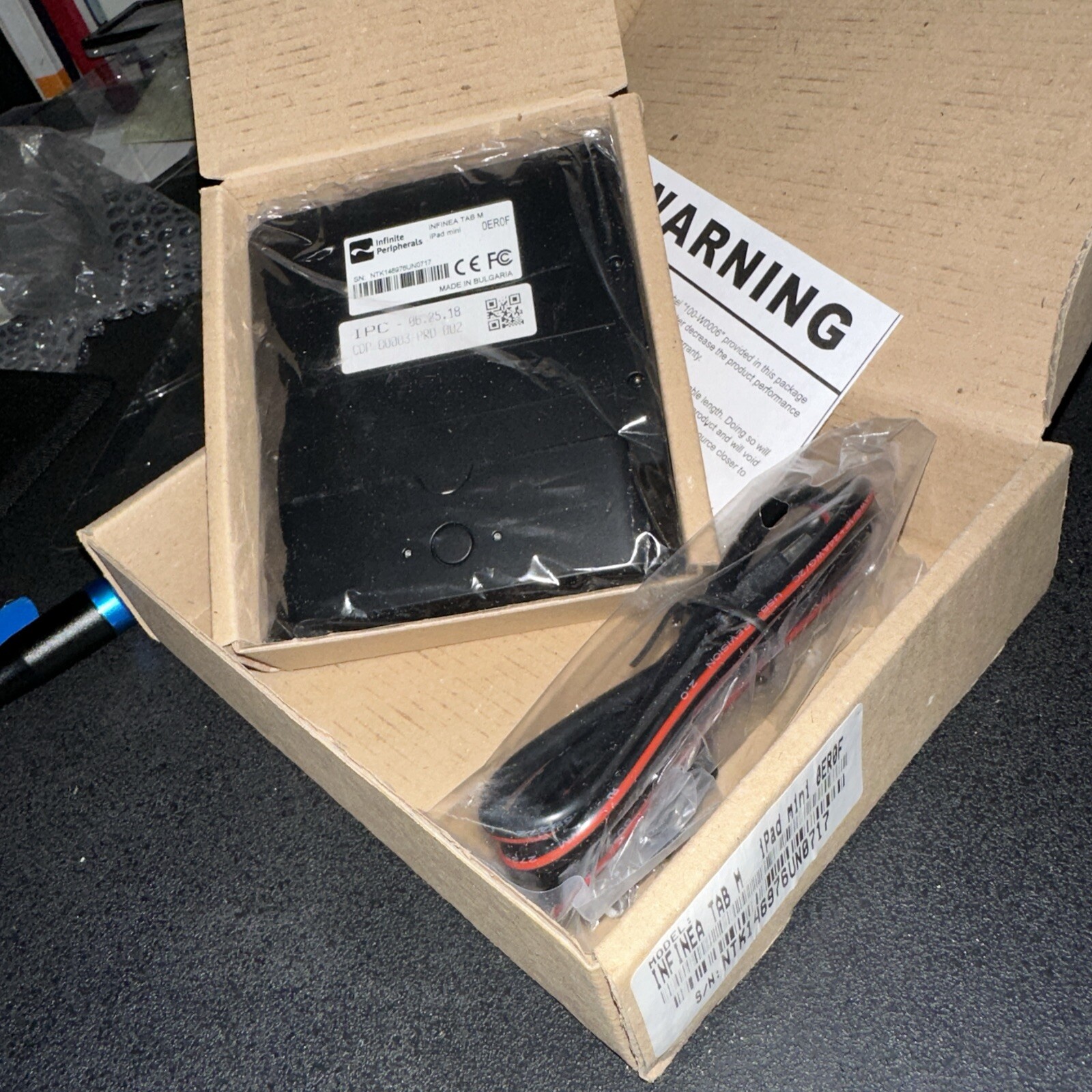 INFINEA TAB M 1D+2D SCANNER | MAGSTRIPE | RFID for iPad Mini – 0ER0F NEW