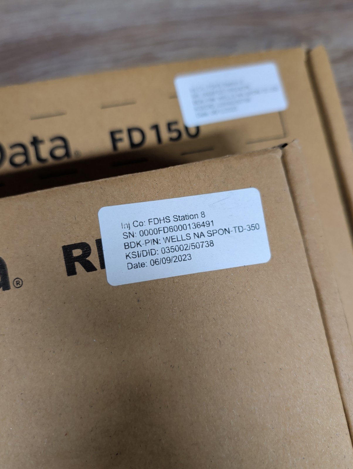 First Data FD150 + RP10 Pinpad bundle. New / Open Box. Wells Encryption