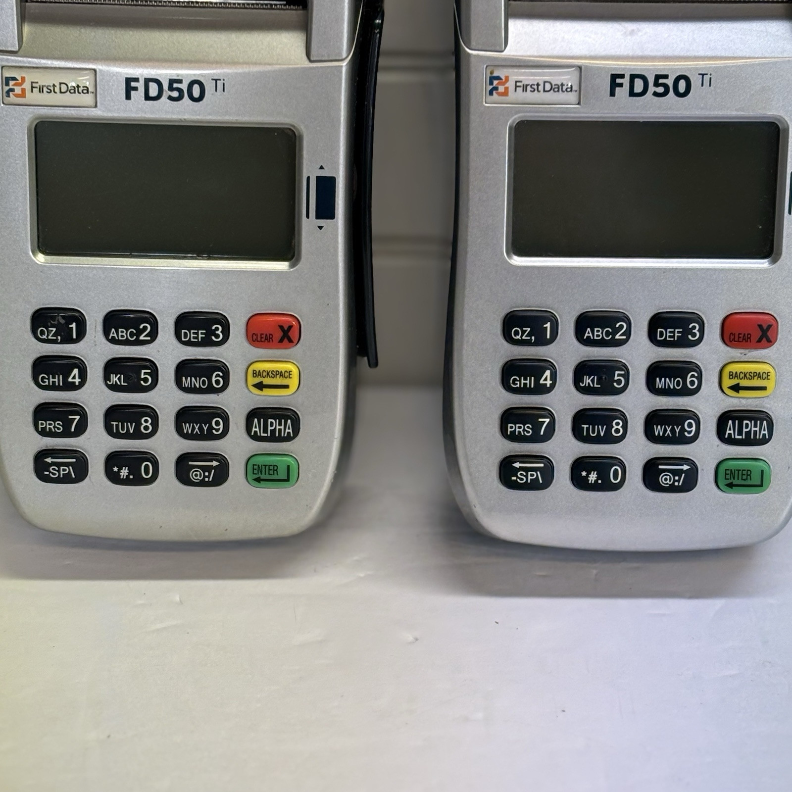 First Data FD50 Ti Credit Card Terminal Lot Of 6
