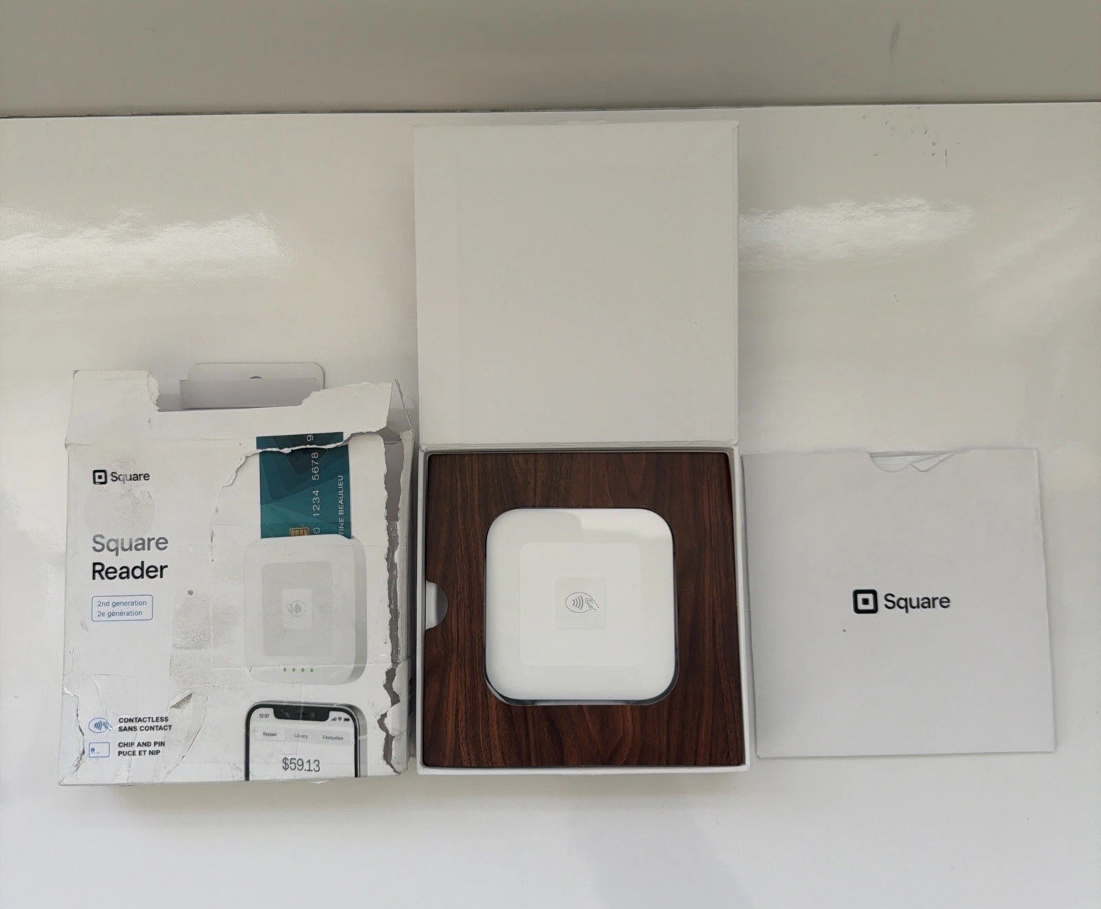 Square Credit Card Reader 2nd Gen Contactless + Chip & Pin iPhone/Android Sales