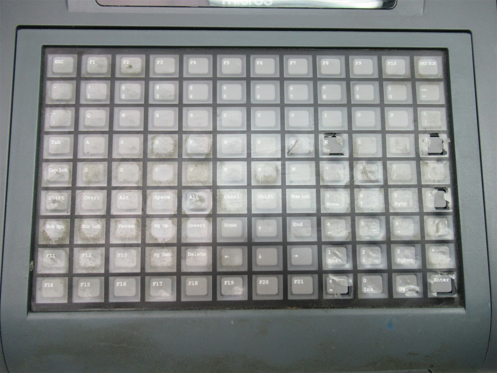 Micros Point of Sale POS Terminal Keyboard Workstation 4 Credit Card 400700-001