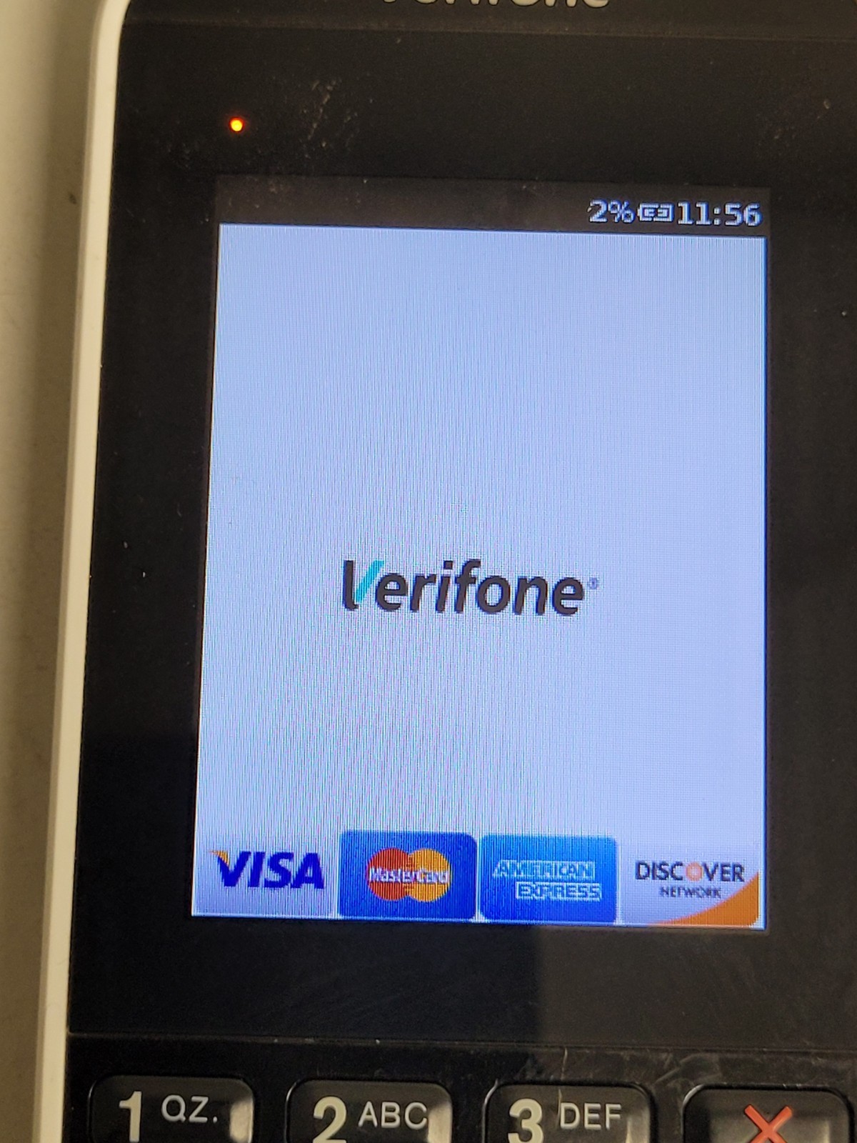 VeriFone e285 Mobile Payment Device Wi-Fi/Bluetooth Parts power tested Locked