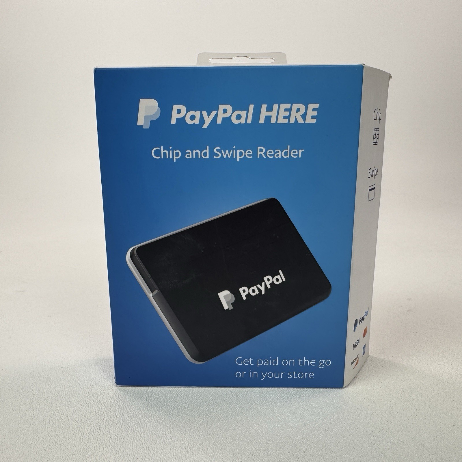PayPal Here Chip And Card Swipe Reader Credit & Debit Cards Mobile Low Fees