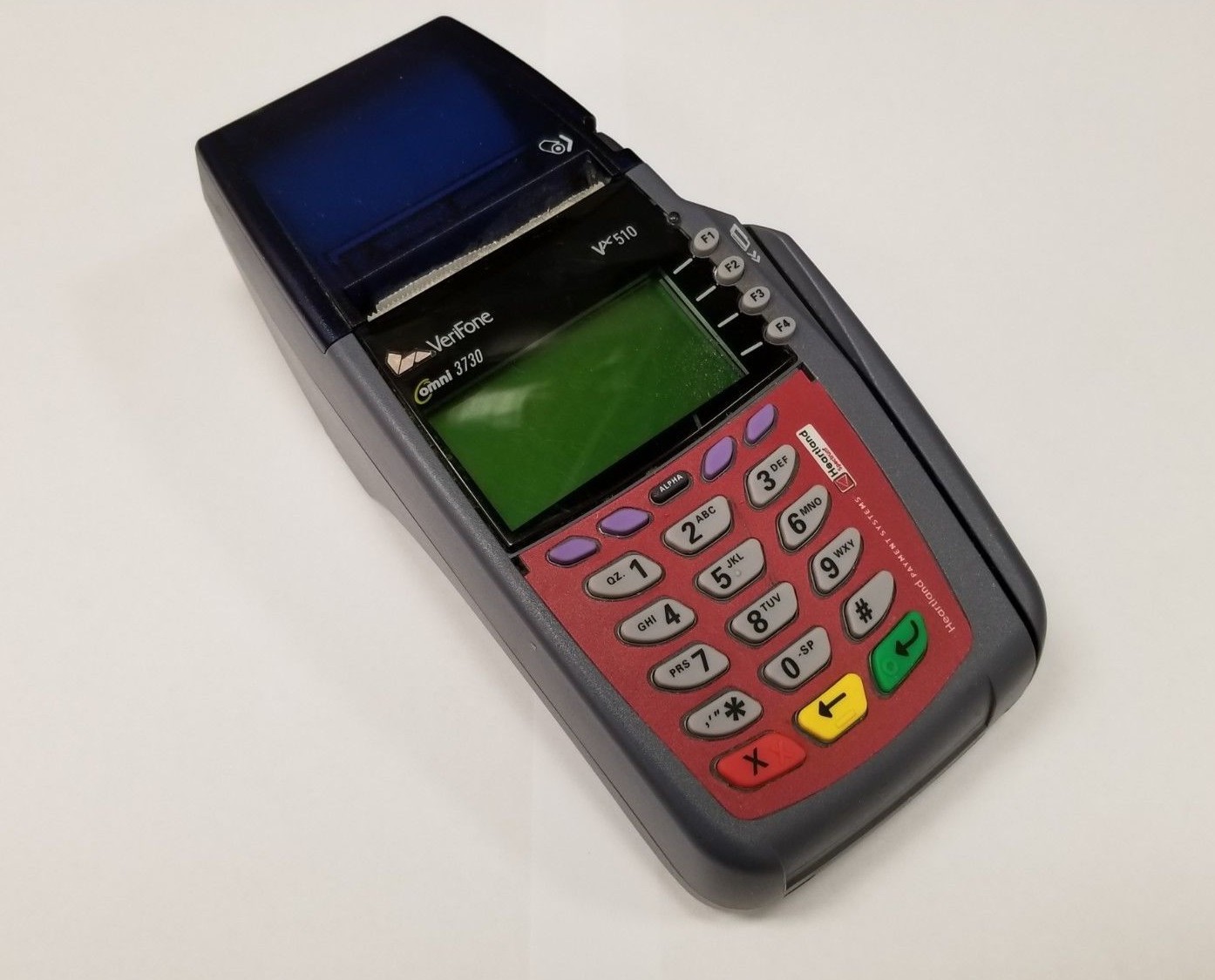 Verifone VX510 Omni 3730 POS Credit Card Reader Printer Terminal (TESTED)