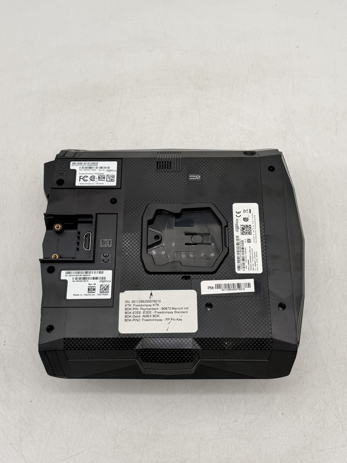 Ingenico Lane 8000 Credit Card Terminal LAN800-USSCN30A – UNTESTED
