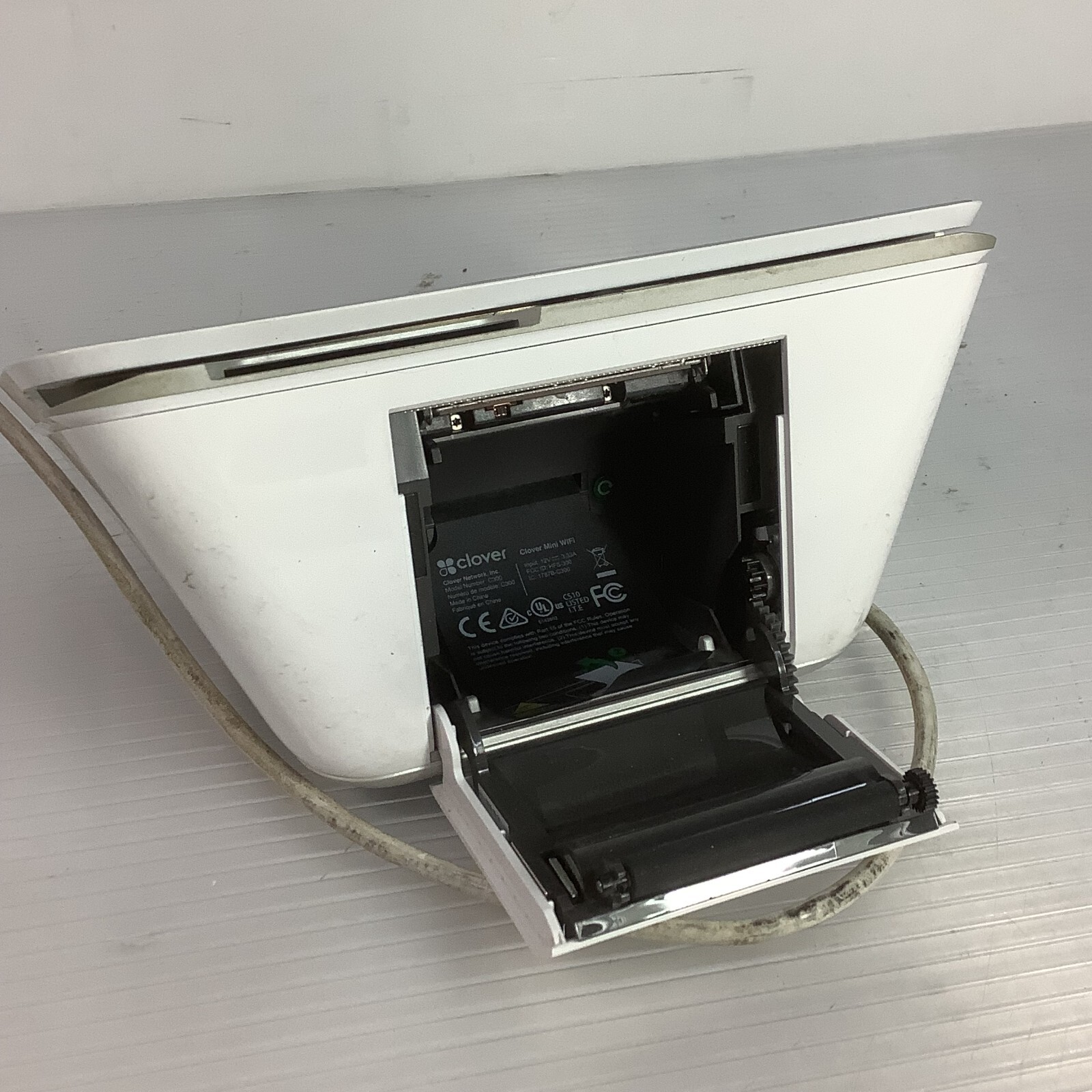 Clover Mini C305 POS Point of Sale System – Untested, With T-Hub, No Power Cord