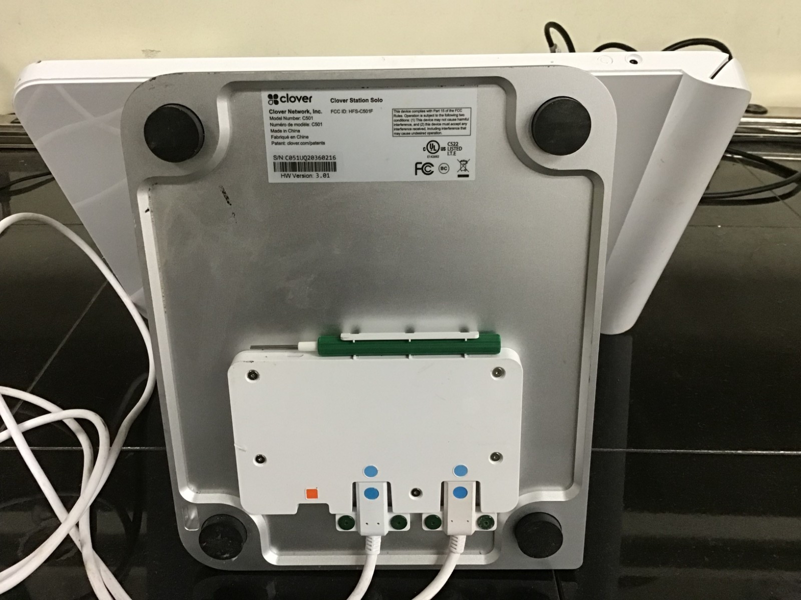 Clover Station C501 Point of Sale POS System P500 Printer HUB