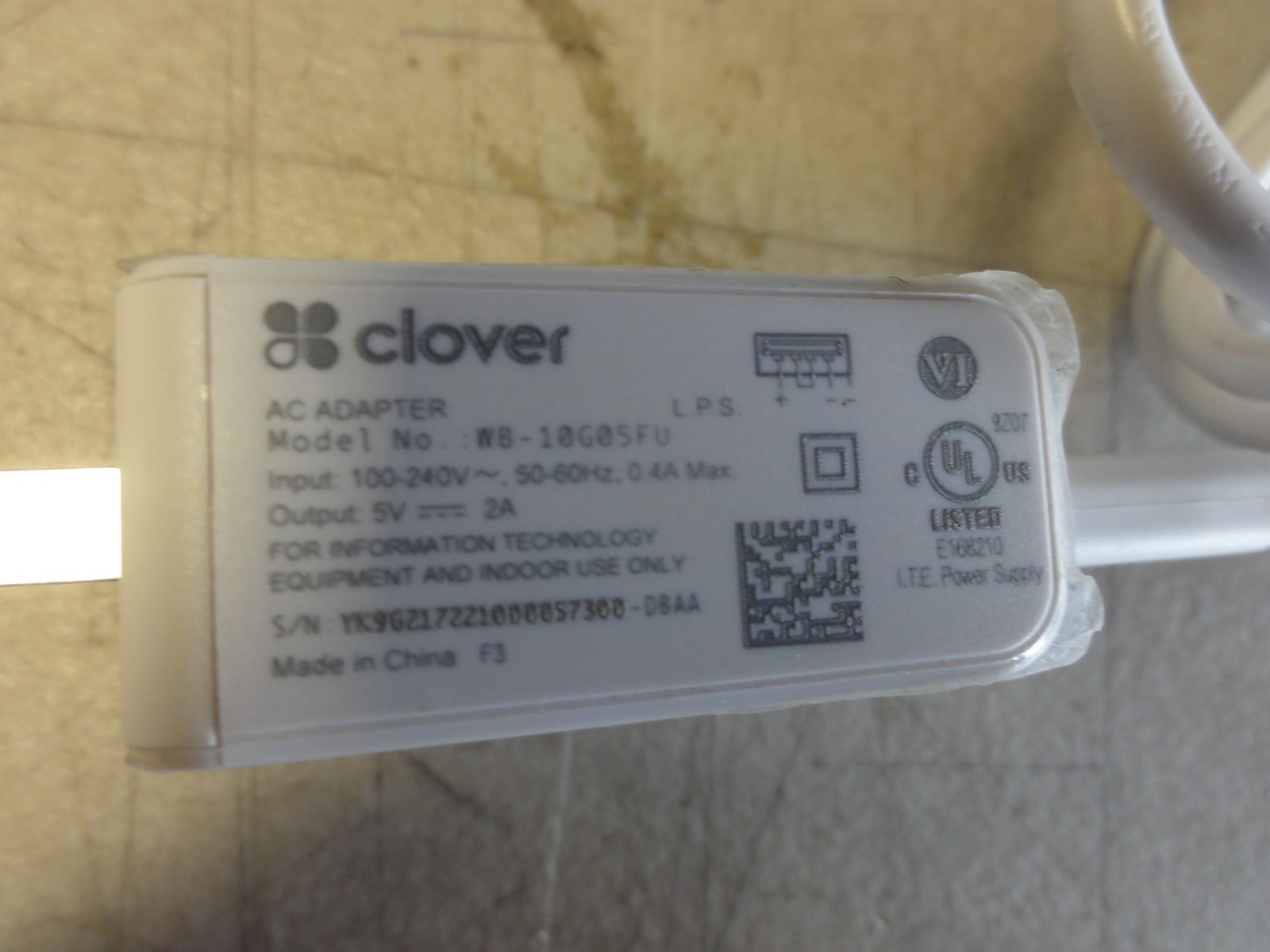 Clover C100 POS System’s Accessories AC Adapters & Printer P100. Rarely Used.