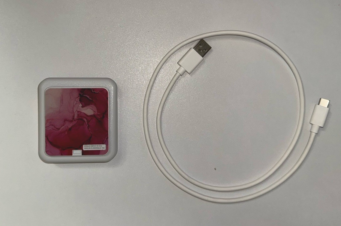GlossGenius Pink Marble Wireless Card Reader w/ USB Charger – Tested, Works
