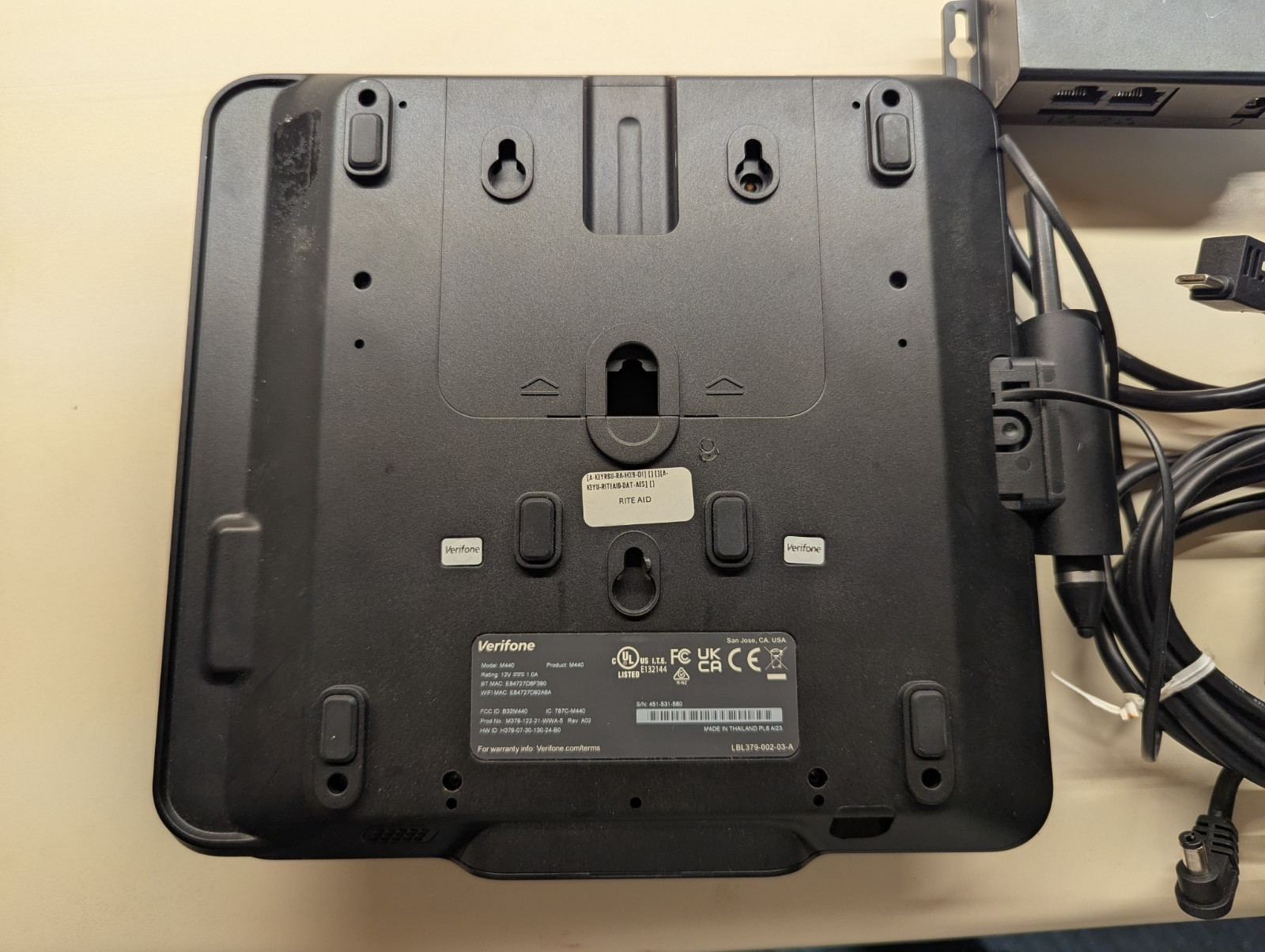 Verifone M440 Credit Card Pinpad