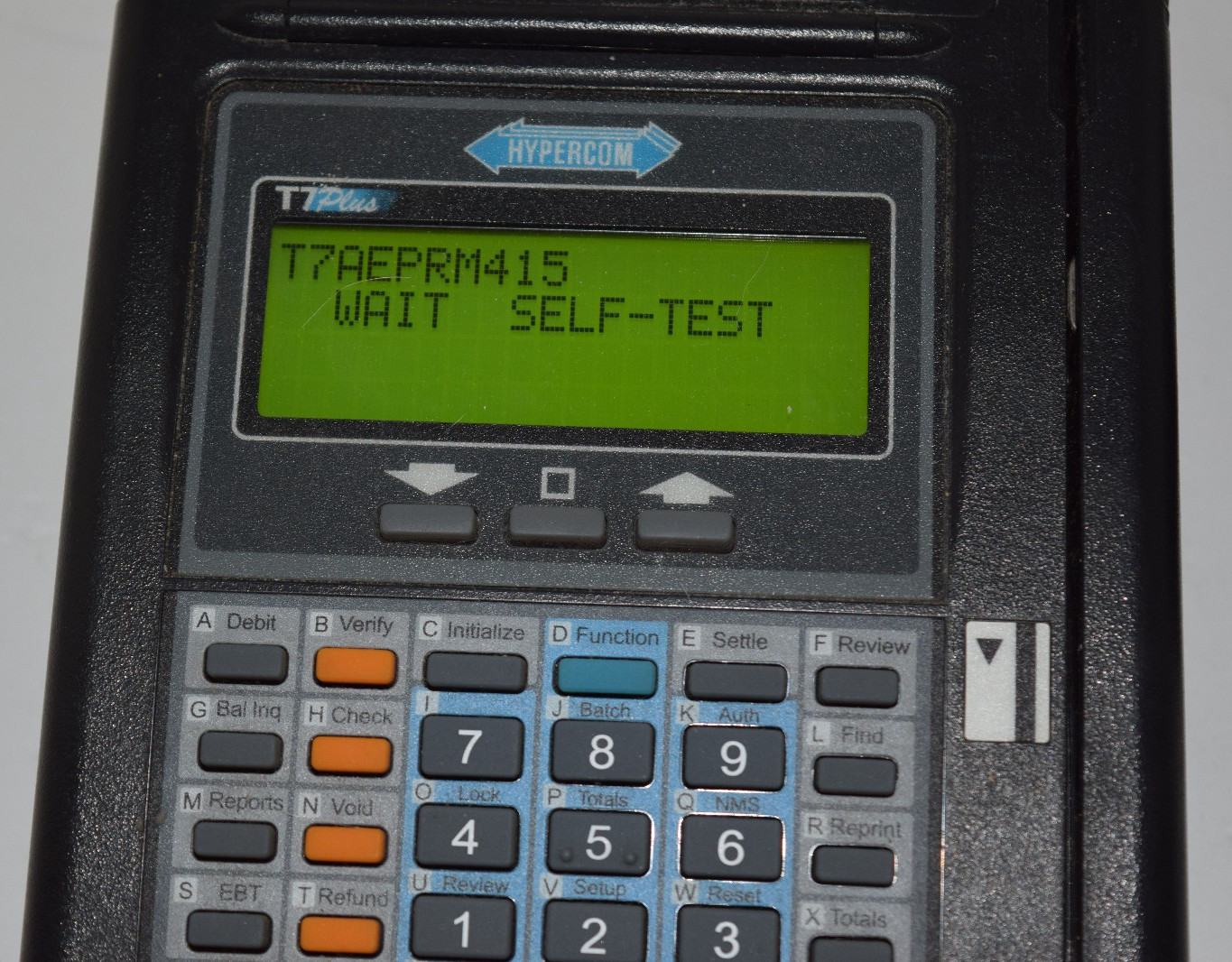 Hypercom T7Plus POS Credit Card Machine Terminal with OEM Power Supply