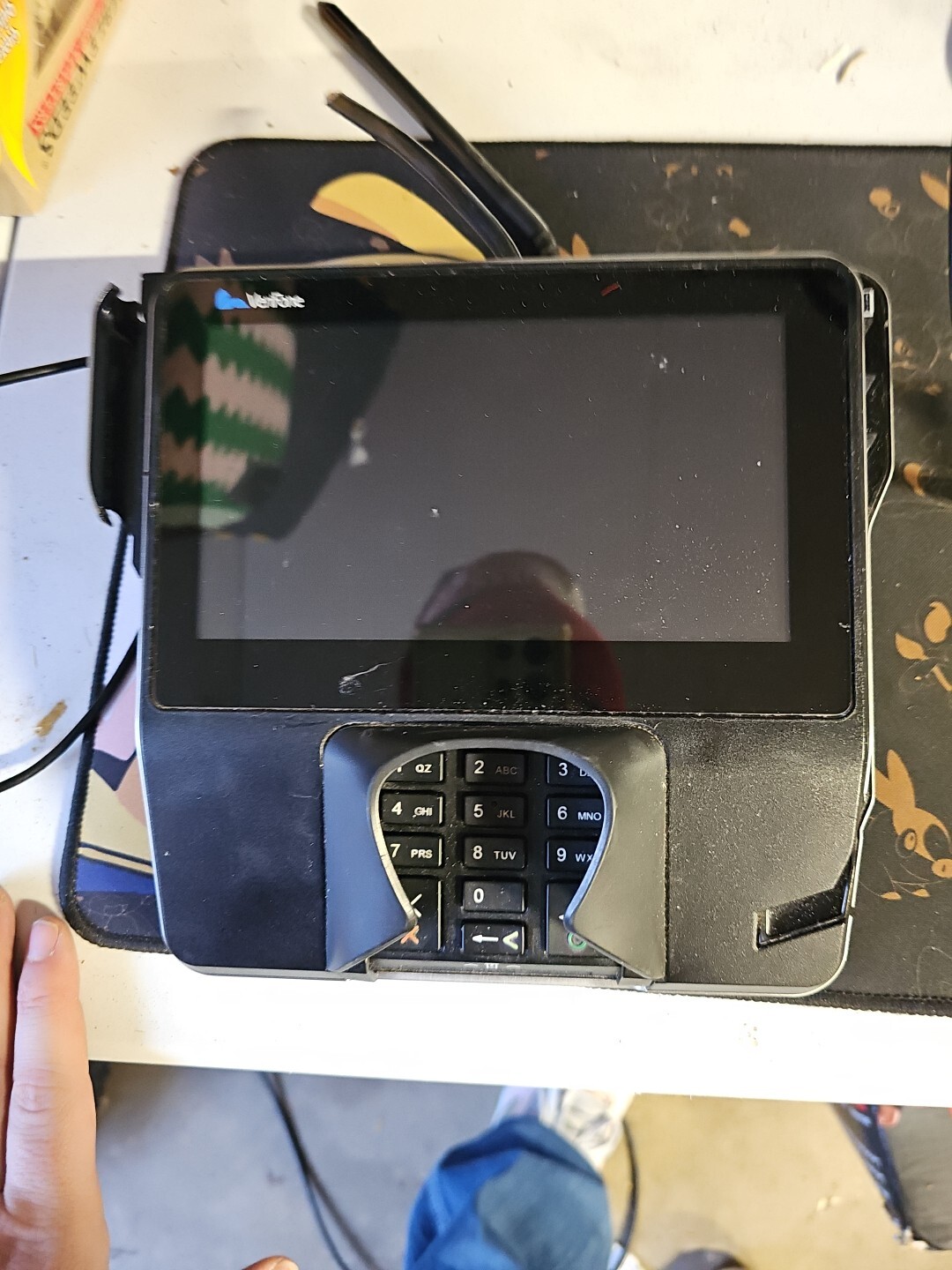 Verifone MX925CTLS Pin-Pad Payment Terminal, with I/O module MX900-04,