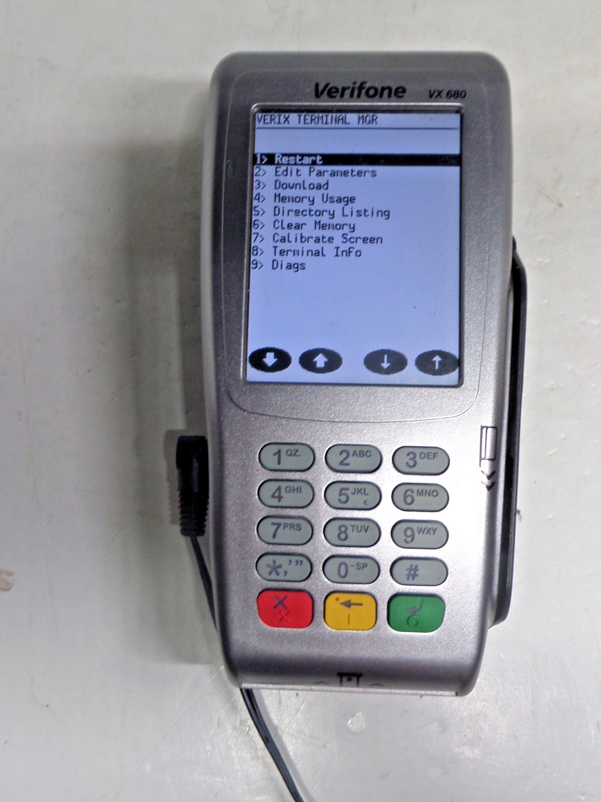 Verifone VX680 3G credit card terminal printer