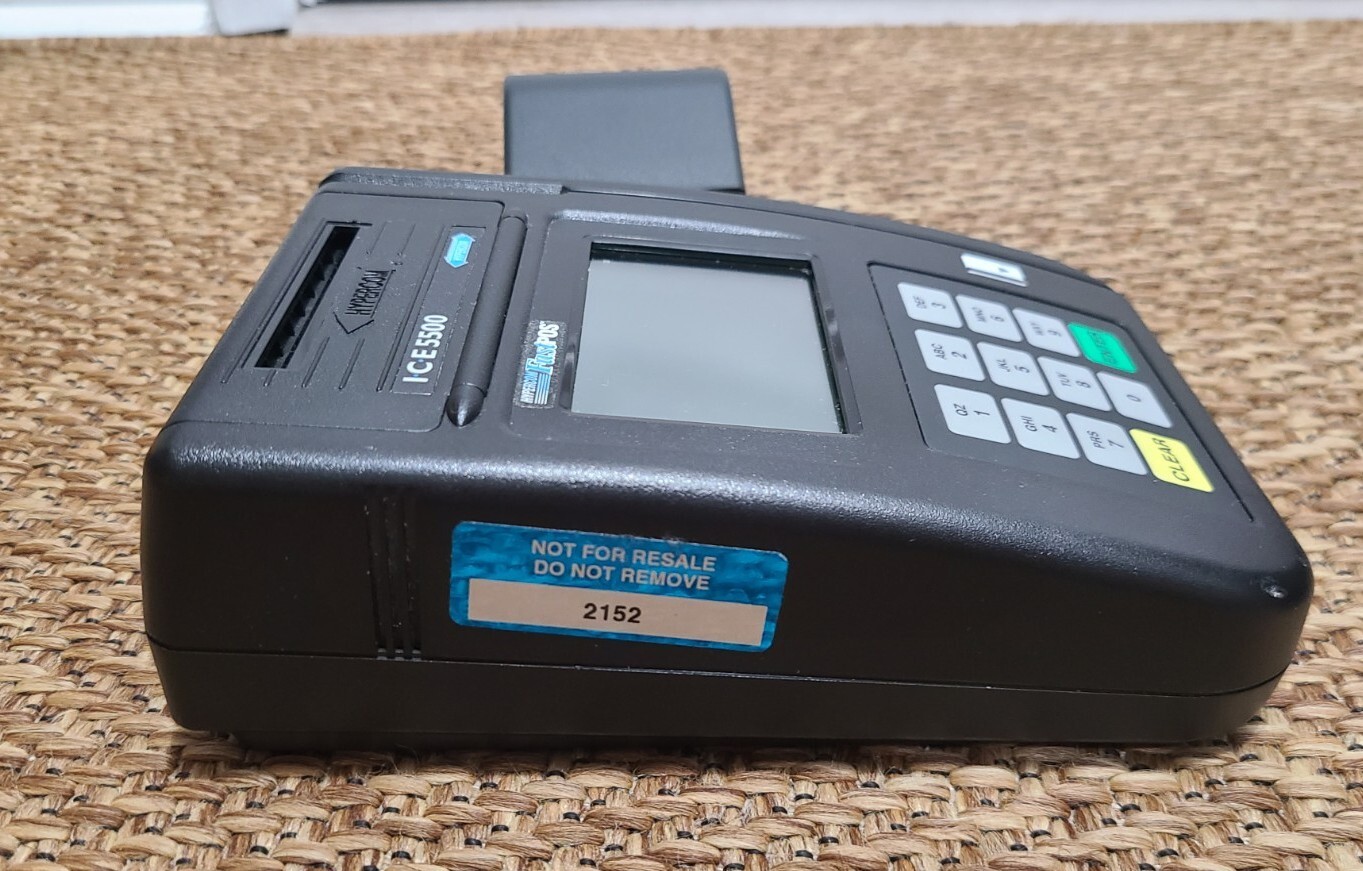 Lot Of 2 HYPERCOM T7 Plus & ICE 5500 Credit Card Machine