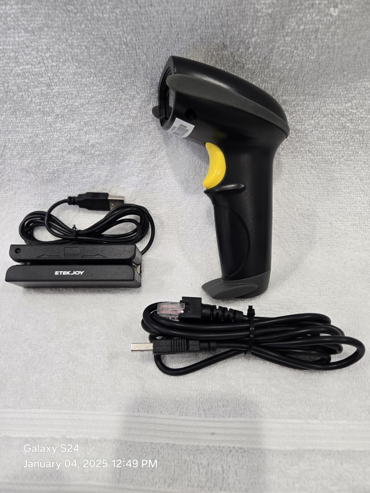 USB Barcode Reader Scanner and Credit Card Reader Kit, (See Discription)