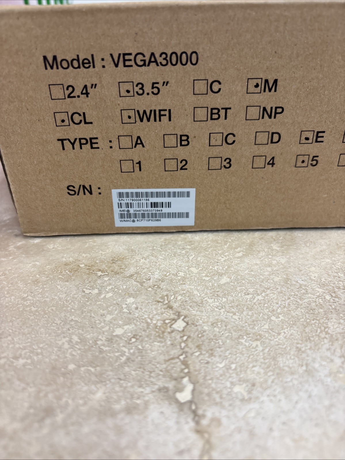 Dejavoo Z9 VEGA3000 ~ WiFi / 4G Credit Card Payment Terminal with Power Supply