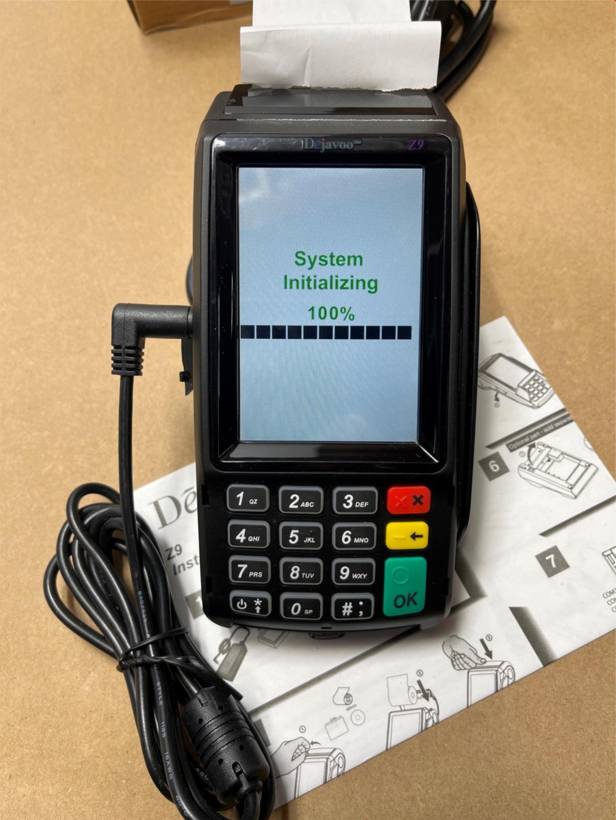 Dejavoo Systems VEGA3000 Wireless Credit Card Payment Terminal WiFi