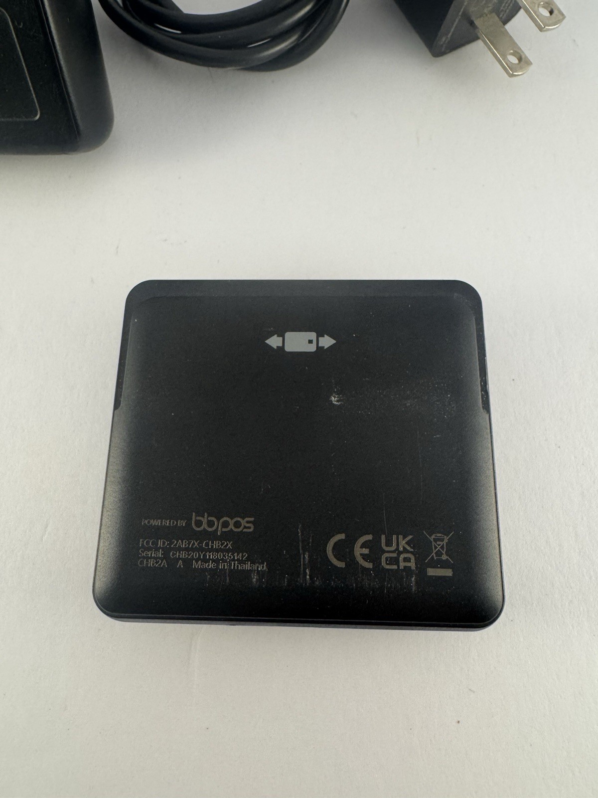 BBPOS CHB2A Chipper 2X BT Bluetooth NFC Card Reader 2AB7X-CHB2X W/ Dock