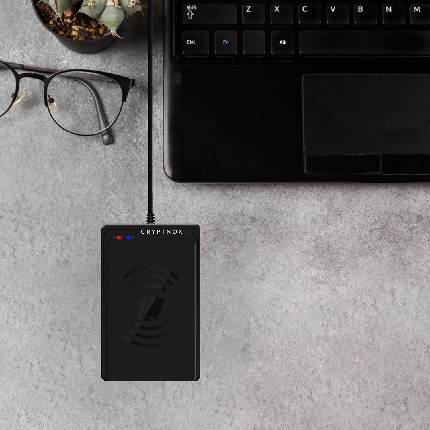 Contactless NFC Smart Card Reader – USB Type-C & Type-A, Secure E-Payments & Acc
