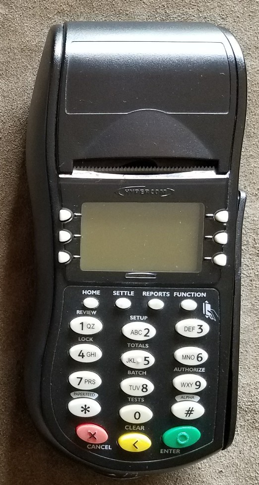 2x Lot Hypercom T4205 Credit Card Payment Terminal 010344-003R U *NO Accessories