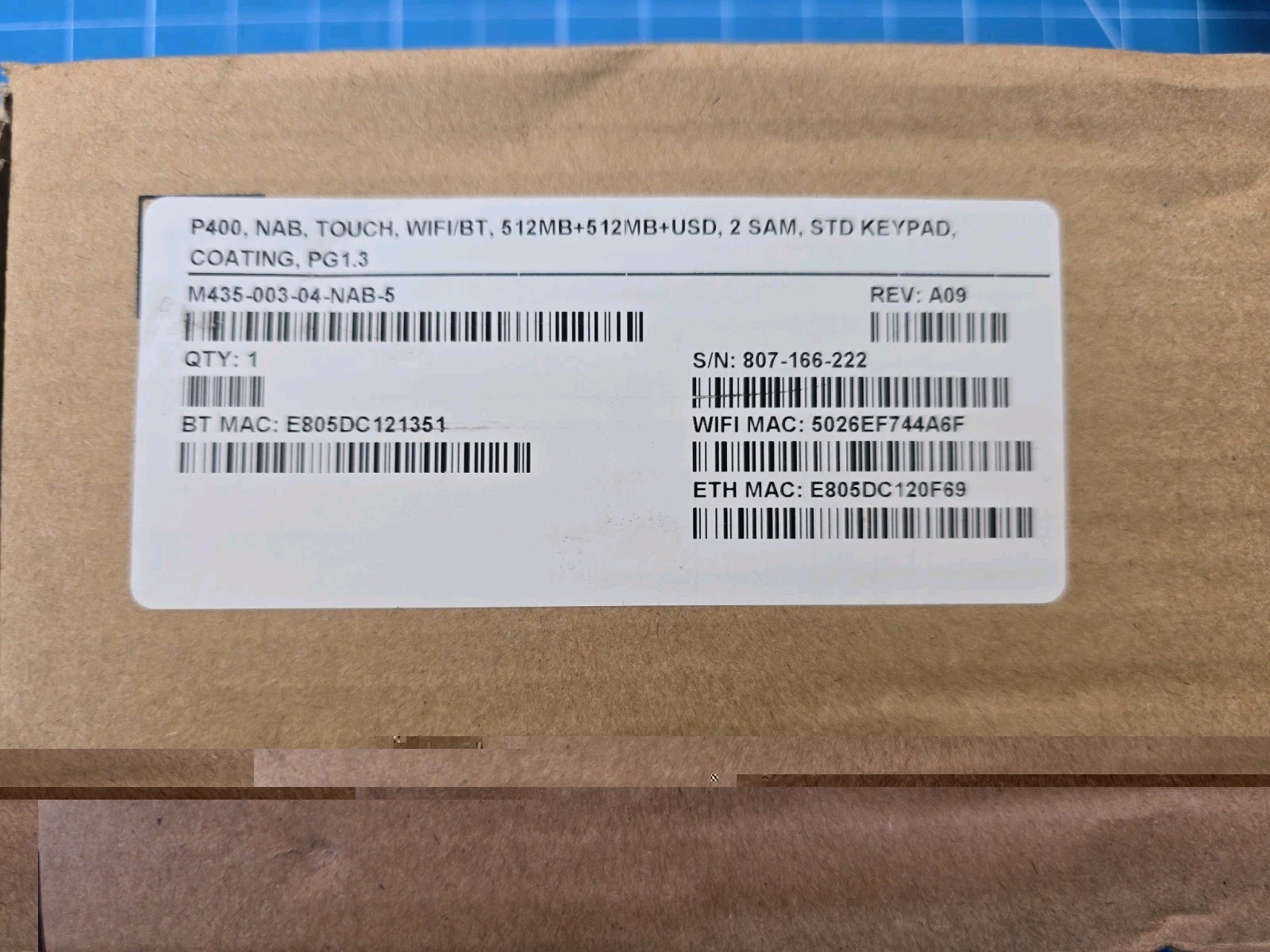 VeriFone P400 Plus Payment Terminal (Pin Pad) PN:M435-003-04-NAB-5