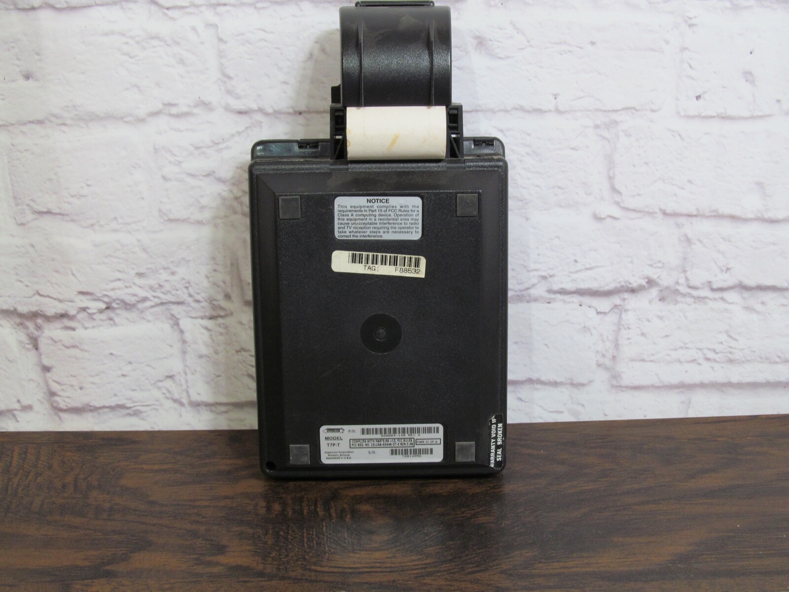 Hypercom T7P POS Credit Card Terminal Reader Printer Dial-Up For Parts Untested