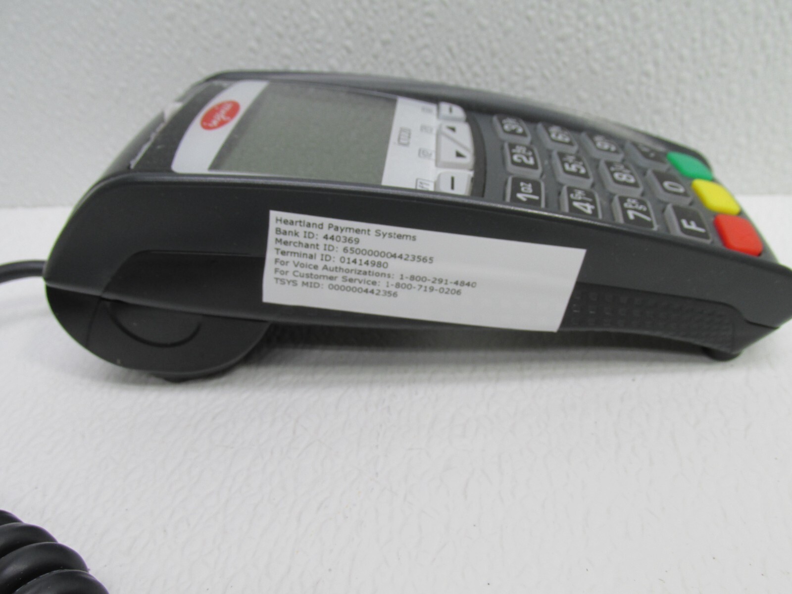 Ingenico ICT220 Credit Card Debit Terminal And Emv Chip Reader WITH CORDS WORKS