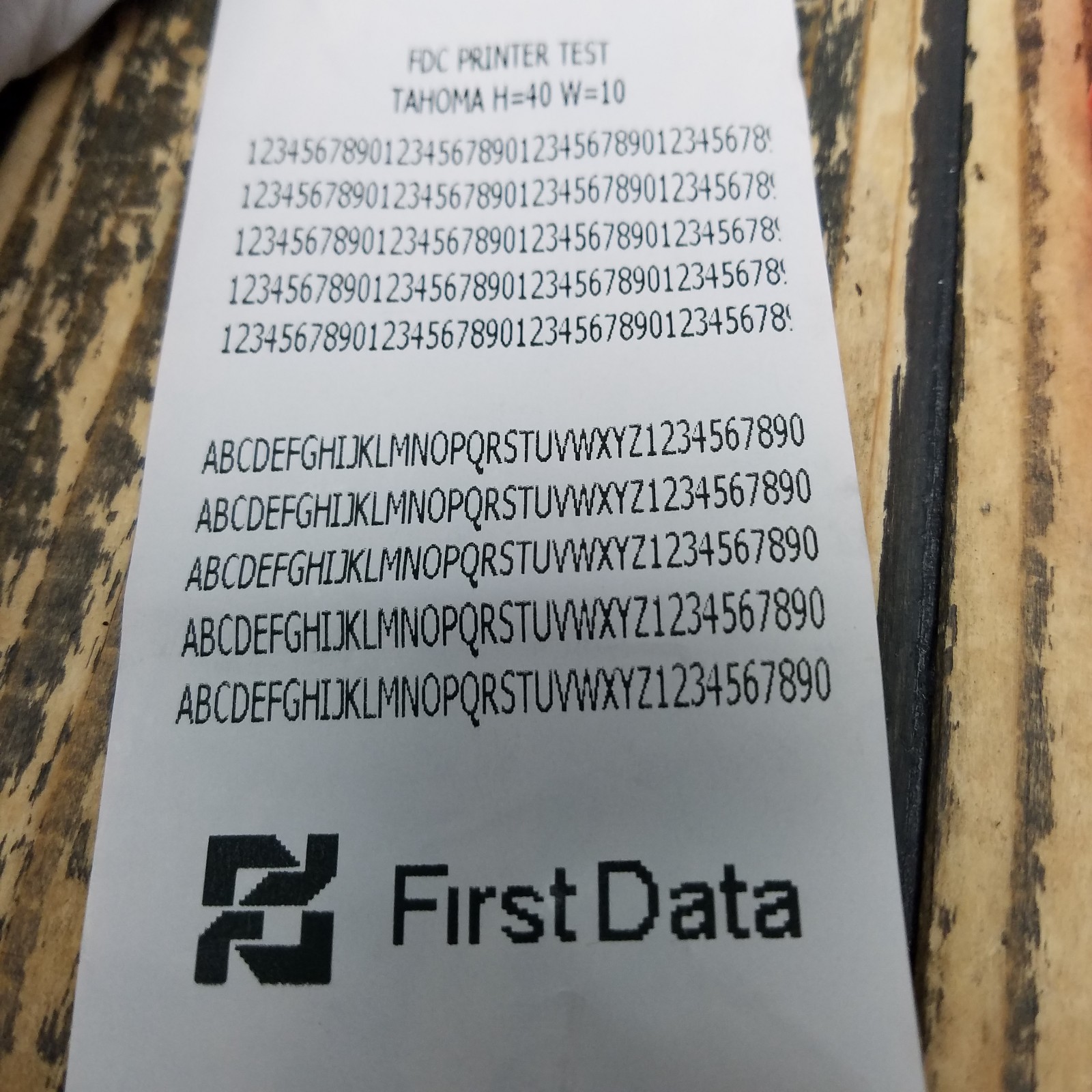 First Data FD130 Credit Card Terminal in BOX with Adapter and Paper + BOX